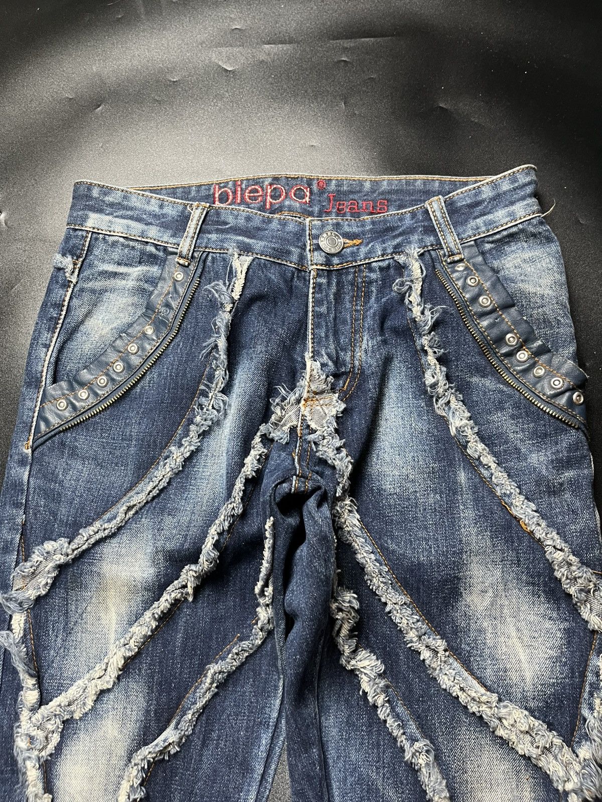 If Six Was Nine × Japanese Brand × Le Grande Bleu (L.G.B.) Japanese Rework distressed style Size US 30 / EU 46 - 4 Thumbnail