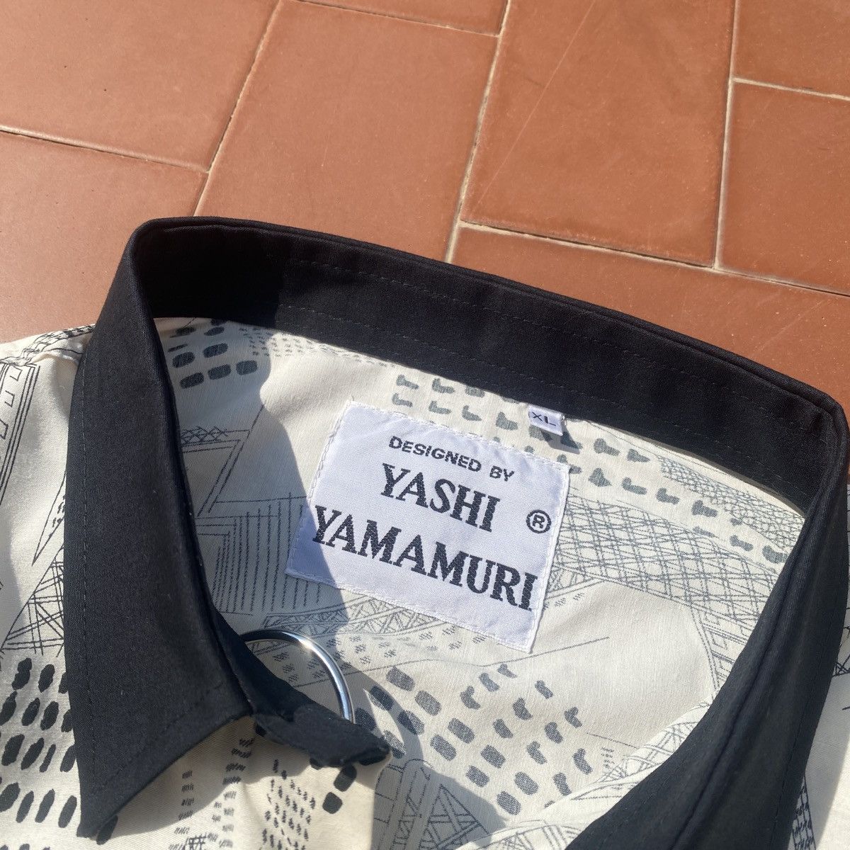 Japanese Brand × Yashi Yamamuri Men’s YASHI YAMAMURI JAPANESE CITY PRINT SHIRT SIZE XL Size US XL / EU 56 / 4 - 8 Thumbnail