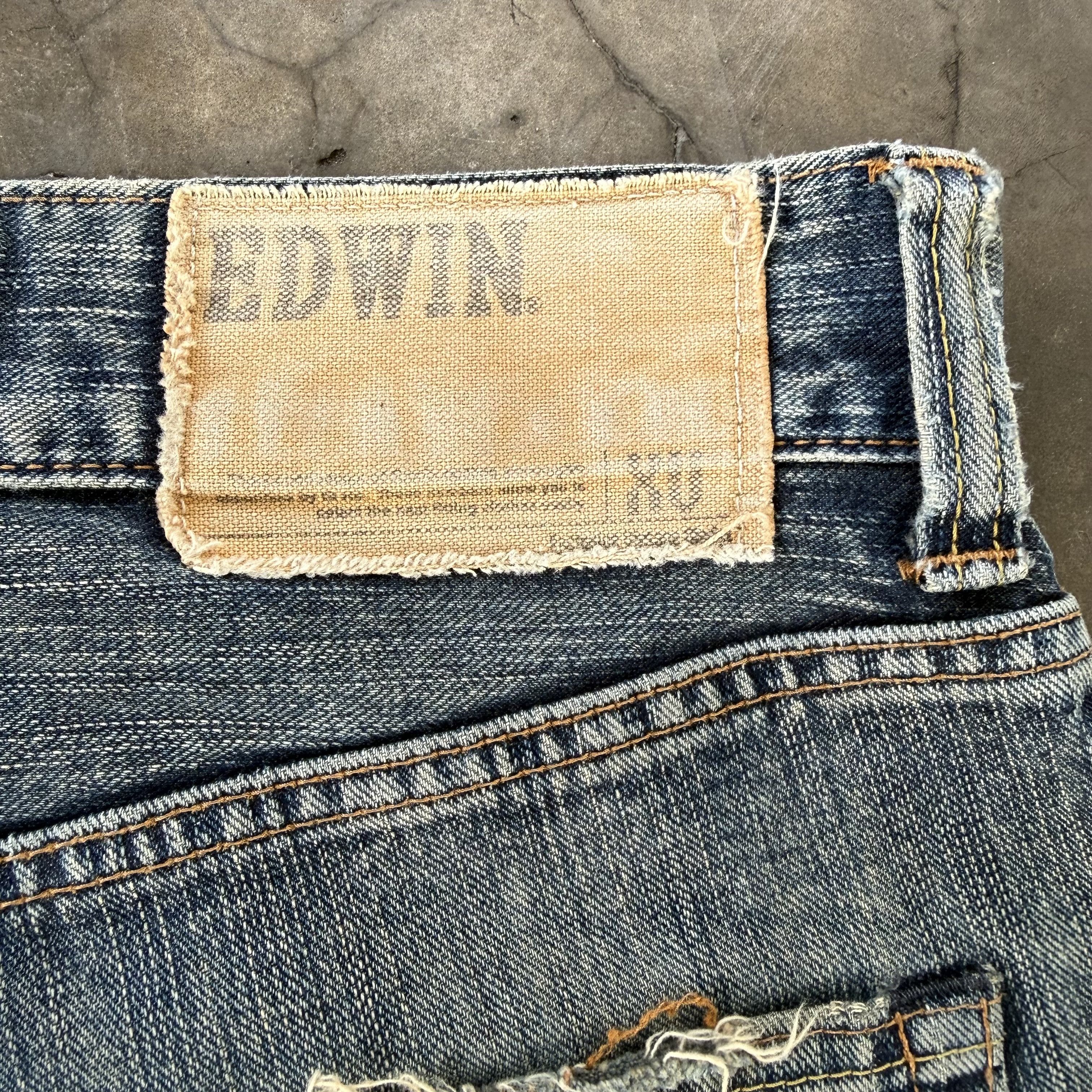 Edwin Vintage Edwin Faded Rusty distressed Denim Pants Size US 36 / EU 52 - 10 Thumbnail