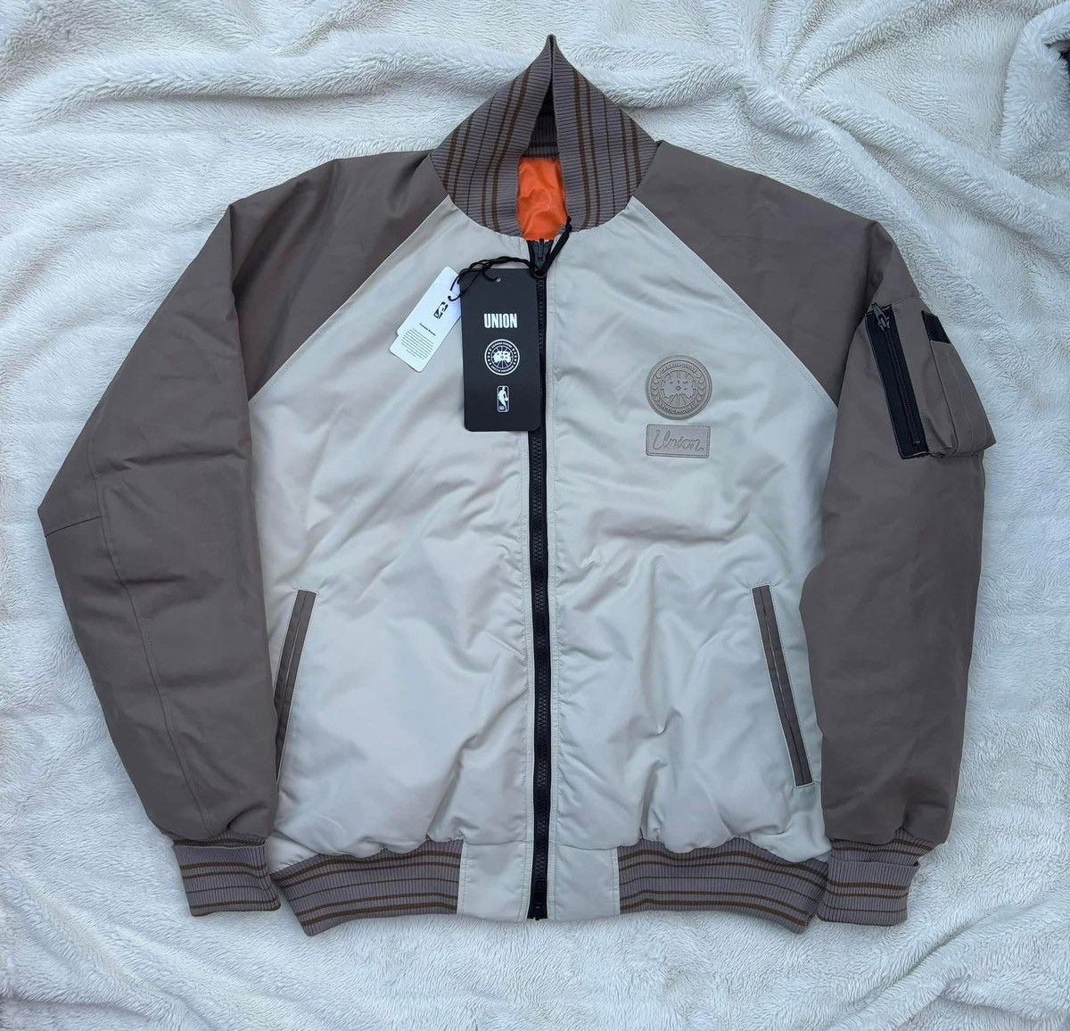 Canada Goose Canada Goose x NBA x Union Brown/Tan Bullard Bomber Jacket Size US XXL / EU 58 / 5 - 1 Thumbnail