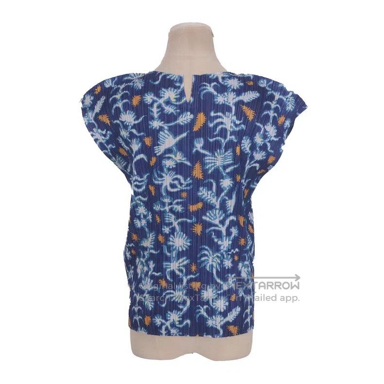 Issey Miyake Issey Miyake Printed Pleated Top Size XXL / US 16-18 / IT 52-54 - 4 Thumbnail