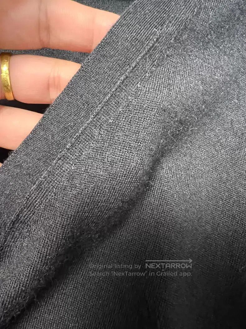 Saint Laurent Paris Saint Laurent Paris Wool Cashmere Silk Blended Black Deep Size US L / EU 52-54 / 3 - 5 Thumbnail