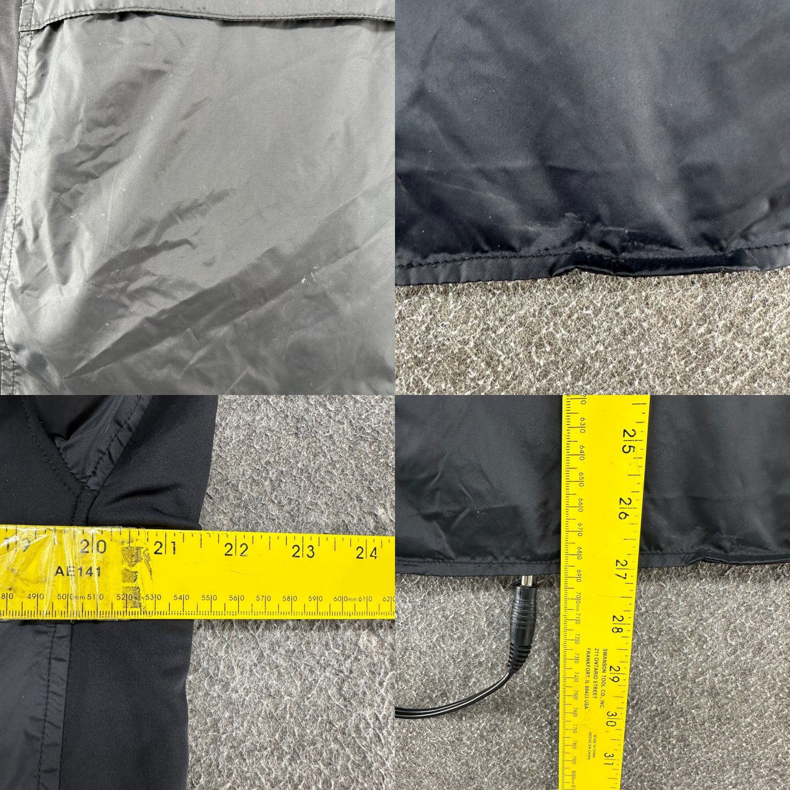 Vintage First Gear Jacket Mens M Black Windbreaker Full Zip Heated Motorcyle UNTESTED Size US M / EU 48-50 / 2 - 11 Thumbnail