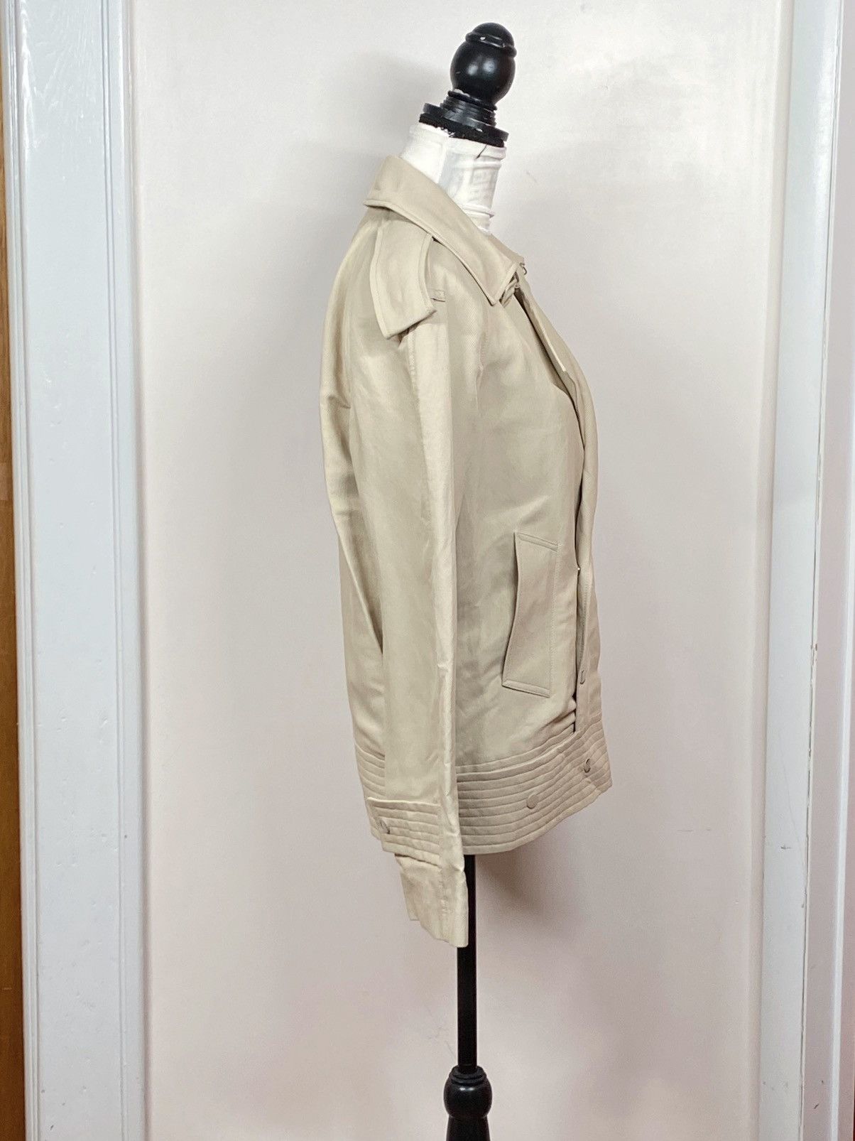 Burberry Burberry Double-Breasted Canvas Trench Jacket size 8 Size M / US 6-8 / IT 42-44 - 12 Thumbnail