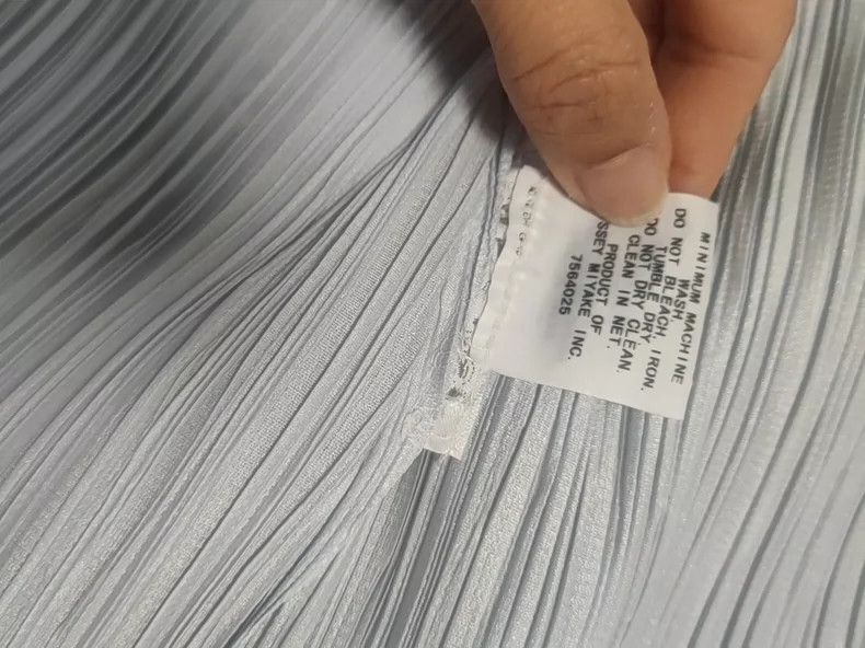 Issey Miyake Issey Miyake size:3 Light blue pleated coat Size XS / US 0-2 / IT 36-38 - 4 Thumbnail
