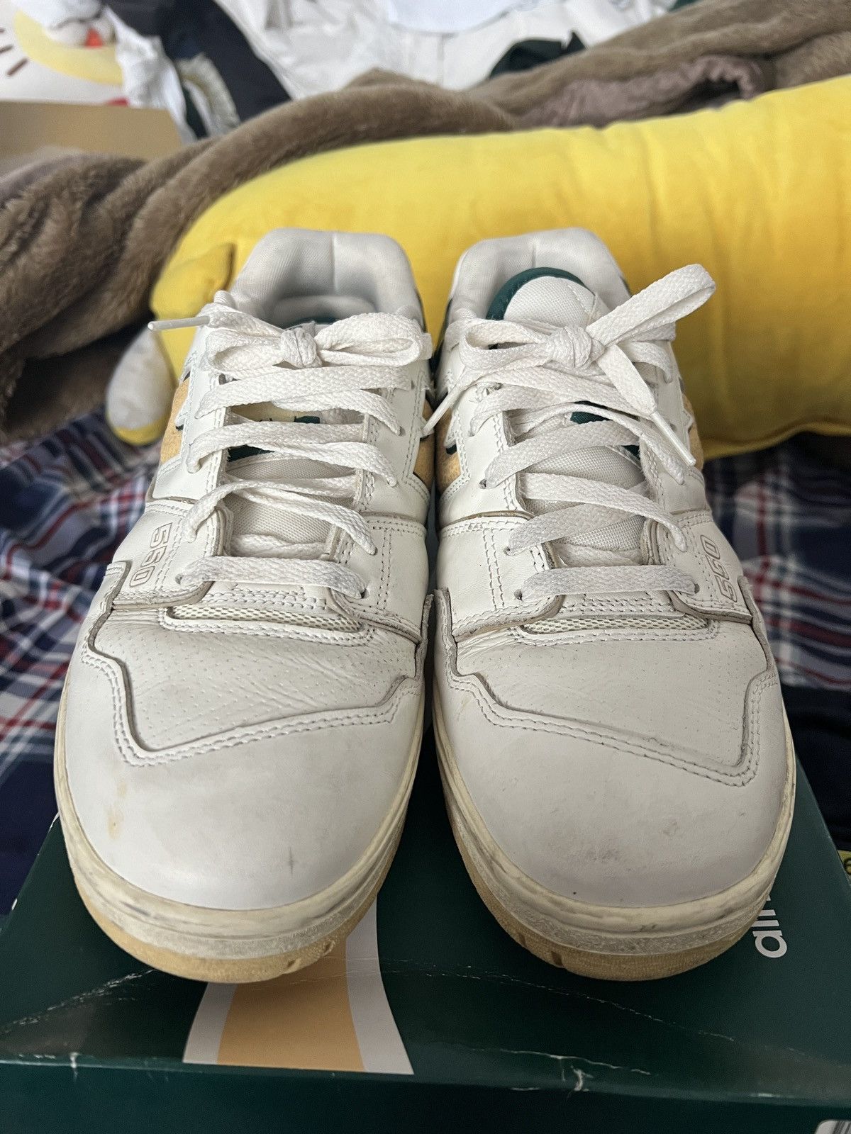 Aime Leon Dore × New Balance New Balance 550 Aime Leon Dore Natural Green Size US 11 / EU 44 - 3 Thumbnail