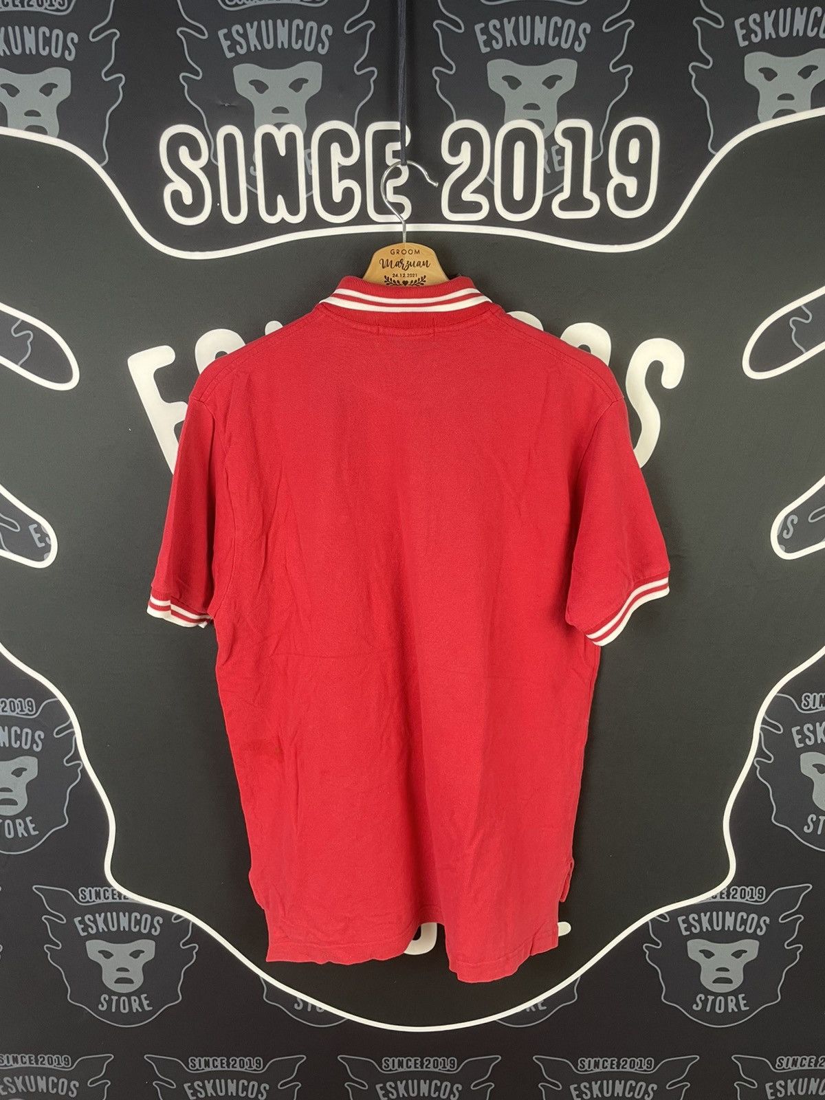 Pepsi Vintage Pepsi Small Logo Twin Taped Polo Tee Size US M / EU 48-50 / 2 - 3 Thumbnail