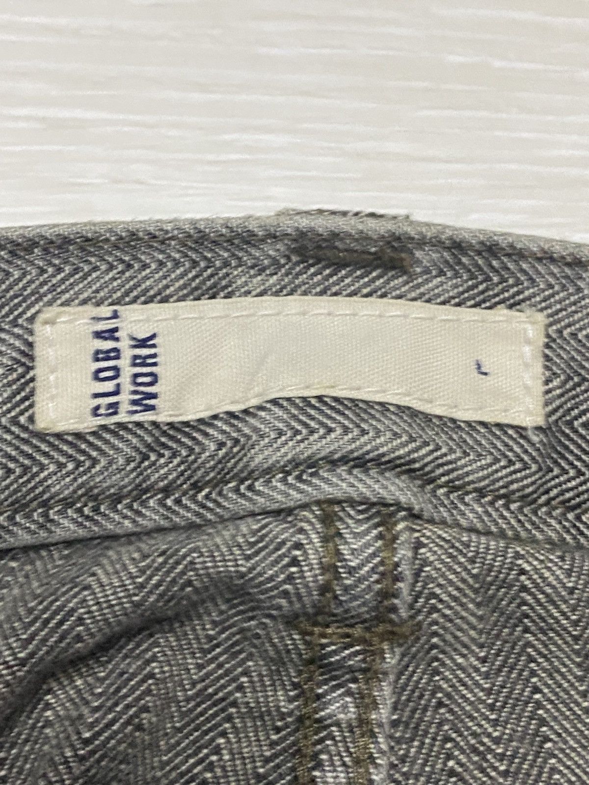 Global Work Crazy Vintage Global Work Cargo Hickory Jeans Size US 32 / EU 48 - 13 Thumbnail