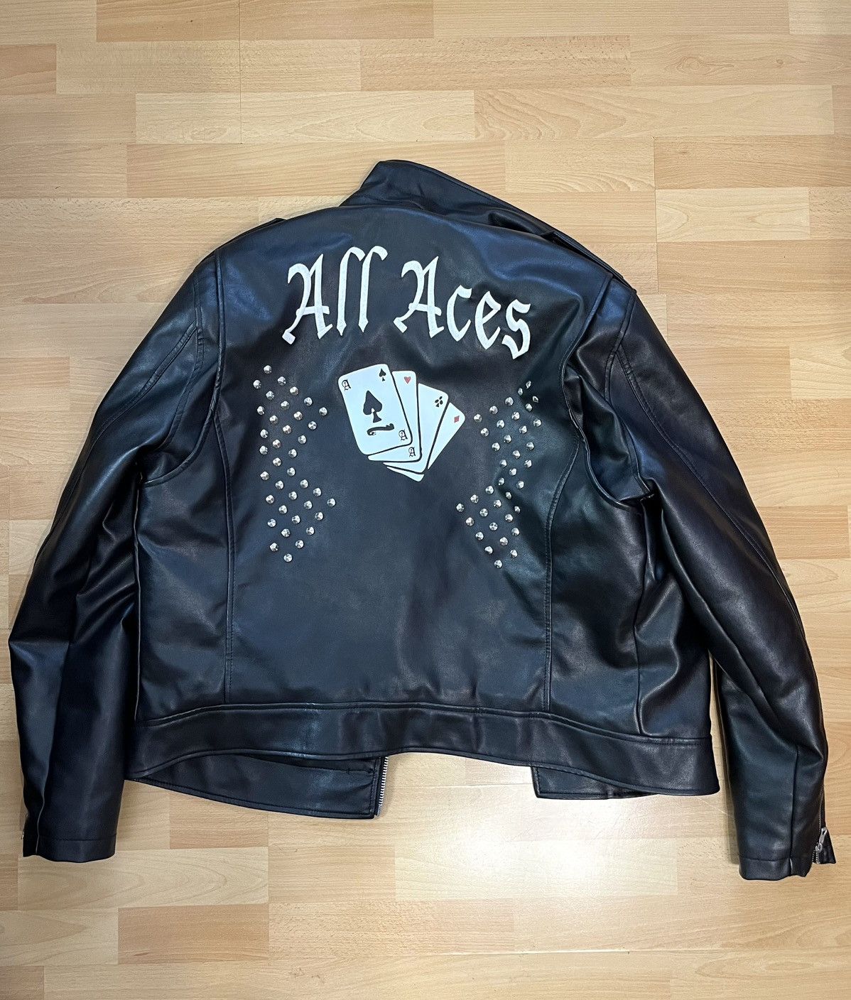Guess Guess All Aces Faux Jacket Size US L / EU 52-54 / 3 - 2 Thumbnail