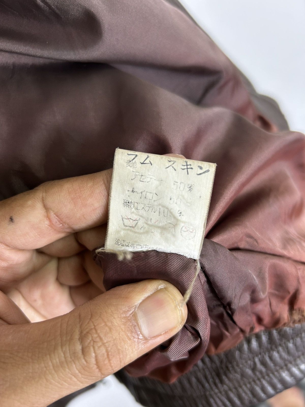 Leather ⚡️Vintage Vino-Ranche Leather Bomber Jacket Size US L / EU 52-54 / 3 - 11 Thumbnail