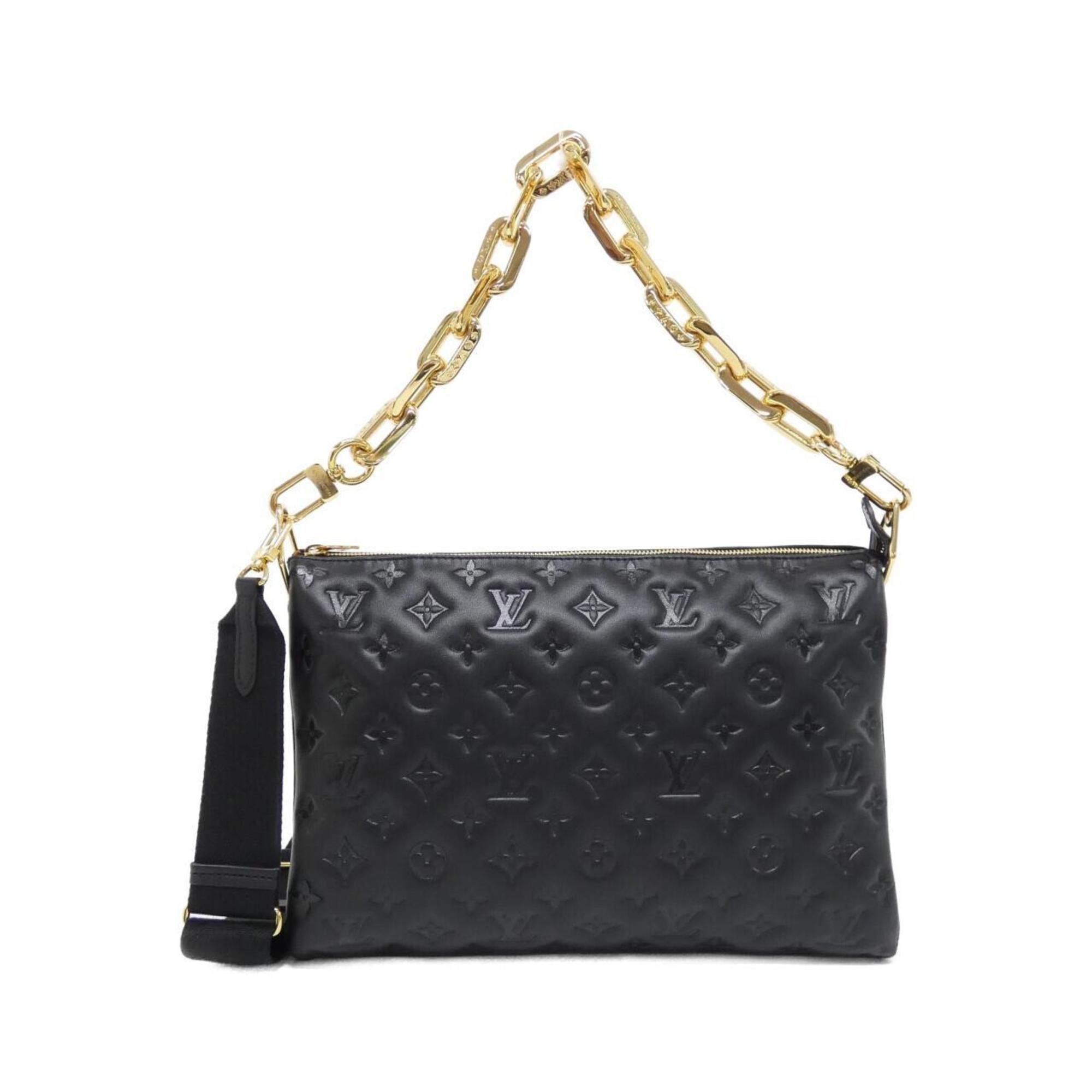 Louis Vuitton Monogram Coussin Mm M57783 Shoulder Bag in Black, Women's