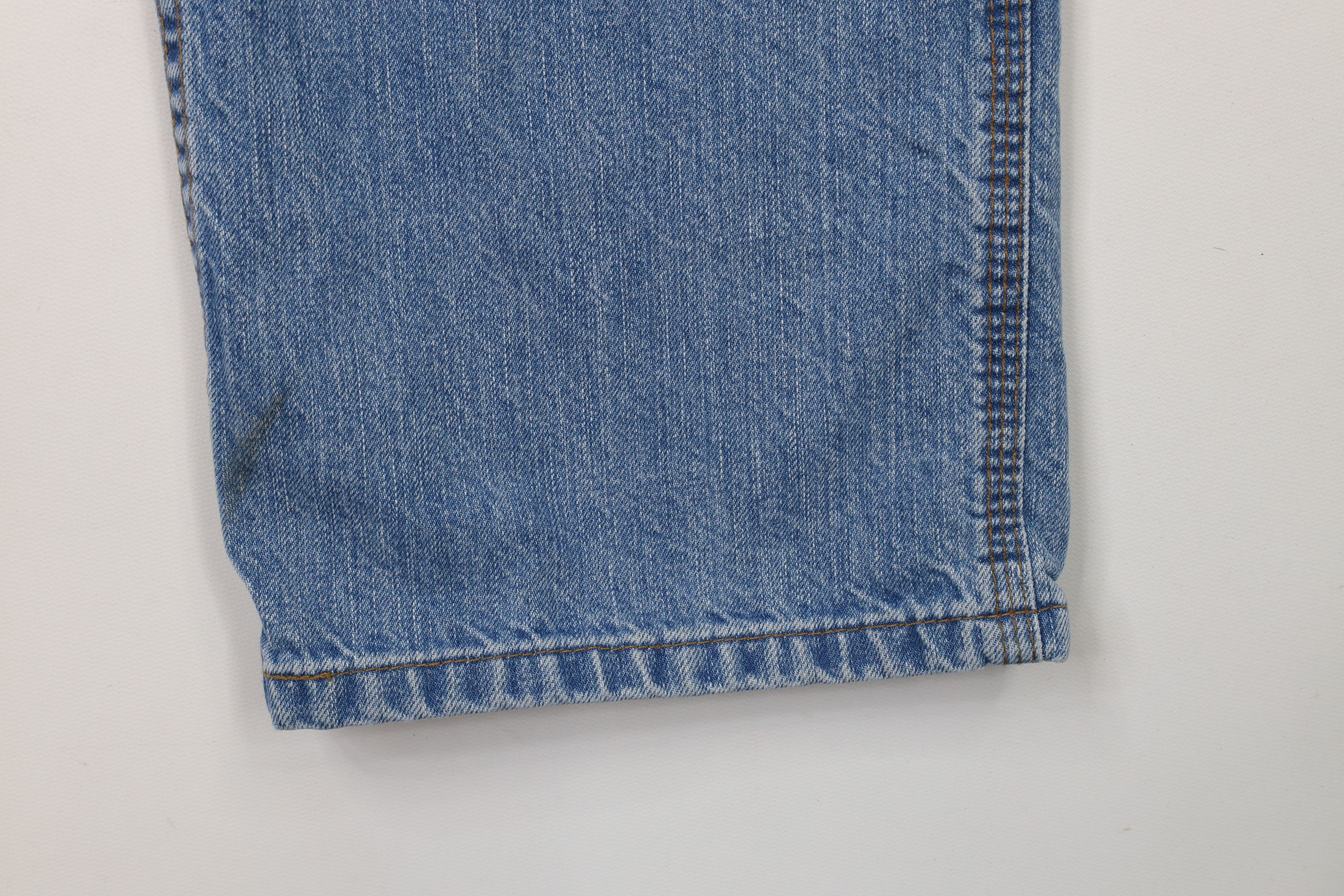 Carhartt × Vintage Vintage Y2K Carhartt Spell Relaxed Fit Dungaree Denim Jeans Size US 33 - 5 Thumbnail