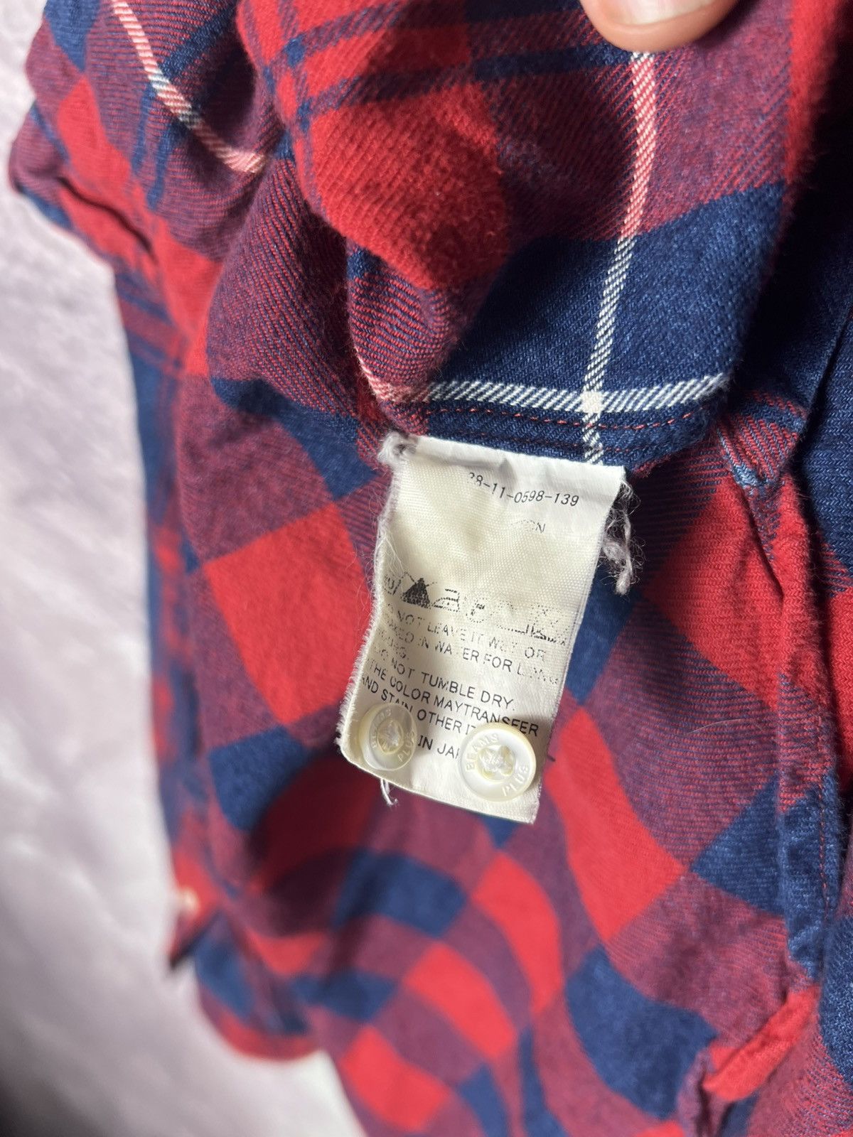 Beams Japan Beams Japan Tartan Pattern Patchwork Flannel Shirt Size US L / EU 52-54 / 3 - 13 Thumbnail