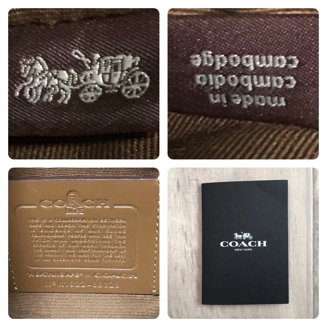 Bape × Coach BAPE × COACH ACADEMY CROSS BODY BAG a bathing ape Size ONE SIZE - 7 Thumbnail