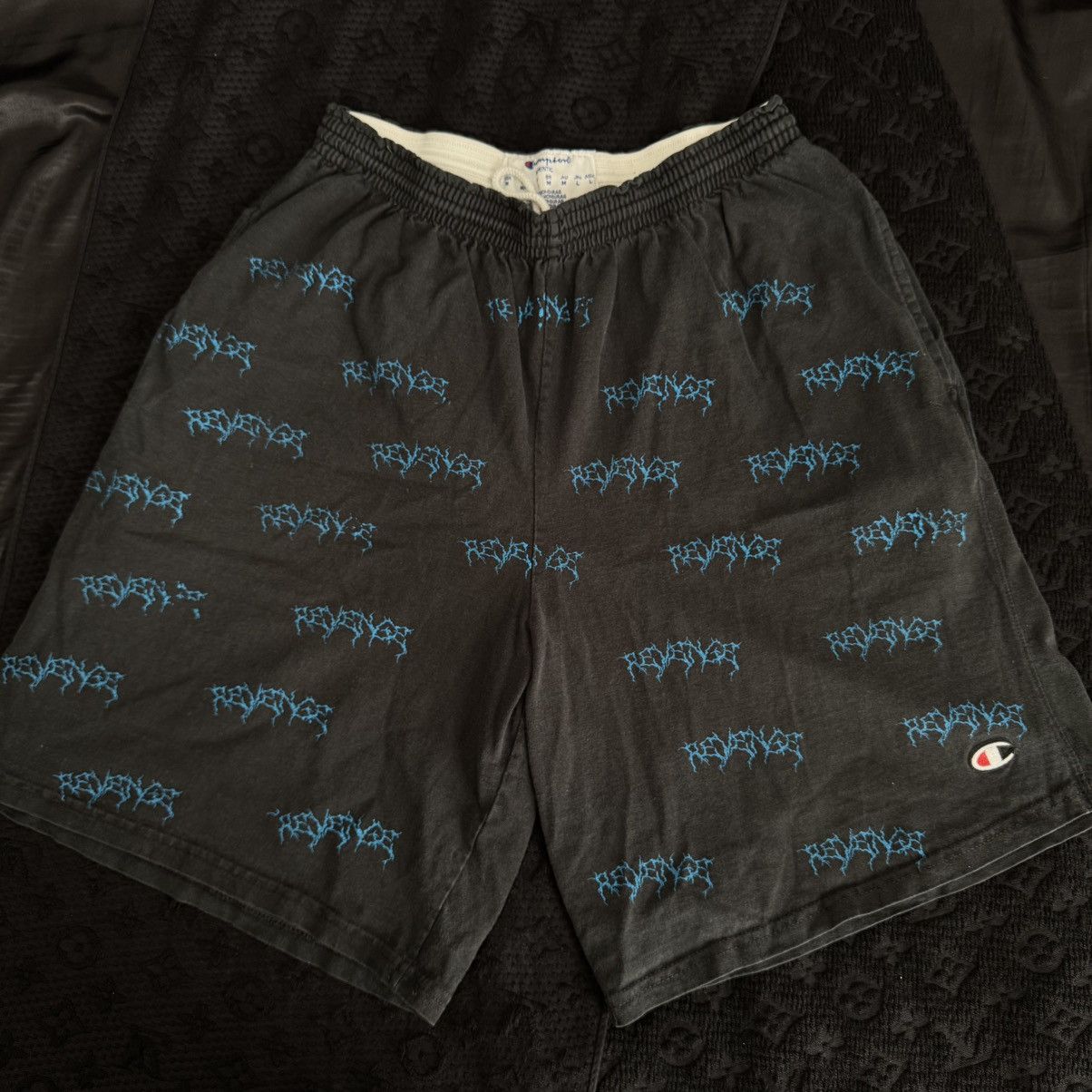 Revenge Revenge Blue Massacre Champion Shorts Size US 32 / EU 48 - 1 Thumbnail