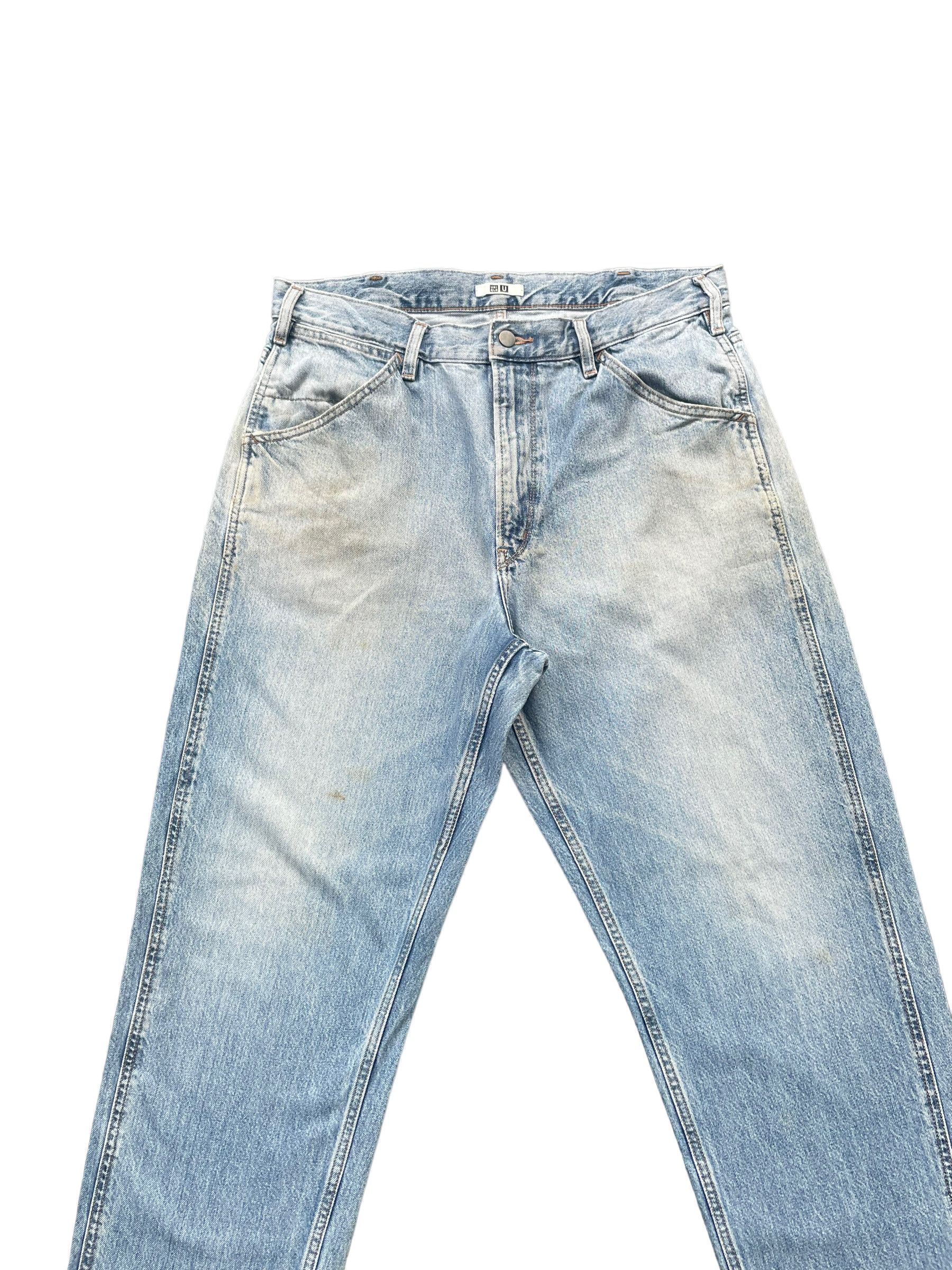 If Six Was Nine Uniqlo Baggy Denim Size US 36 / EU 52 - 2 Thumbnail