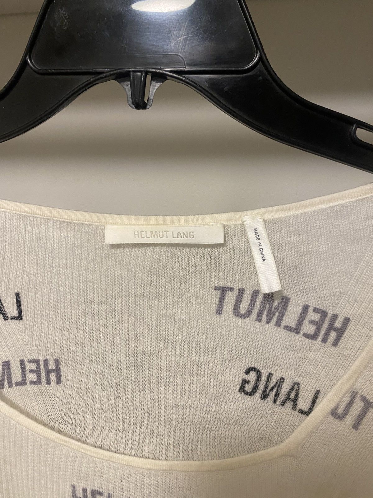 Helmut Lang Helmut Lang Ribbed Wool Long Sleeve Size M / US 6-8 / IT 42-44 - 2 Thumbnail