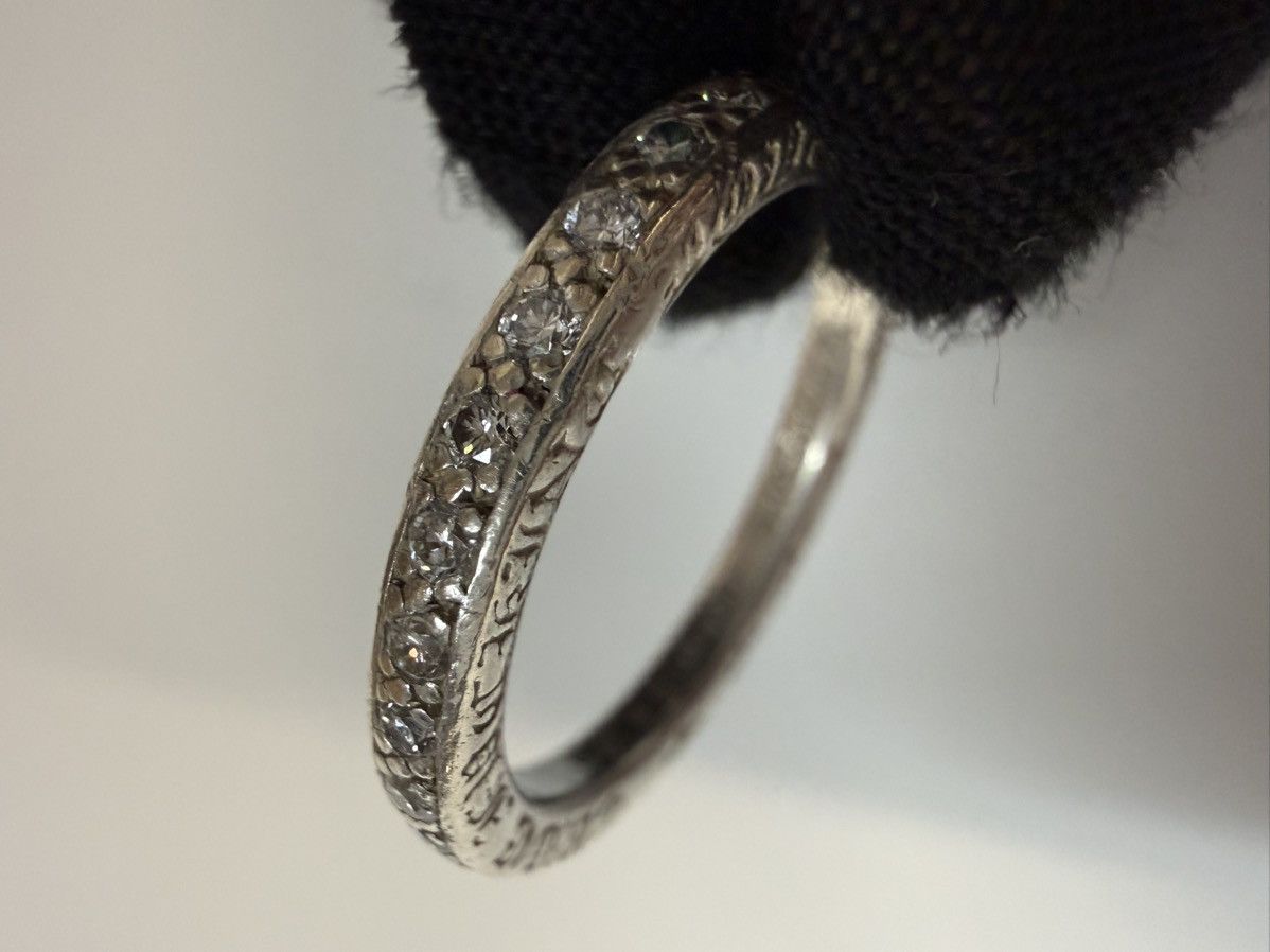 Chrome Hearts Chrome Hearts Sterling Silver Pave Diamond Ring -SIZE 10.5 Size ONE SIZE - 1 Thumbnail