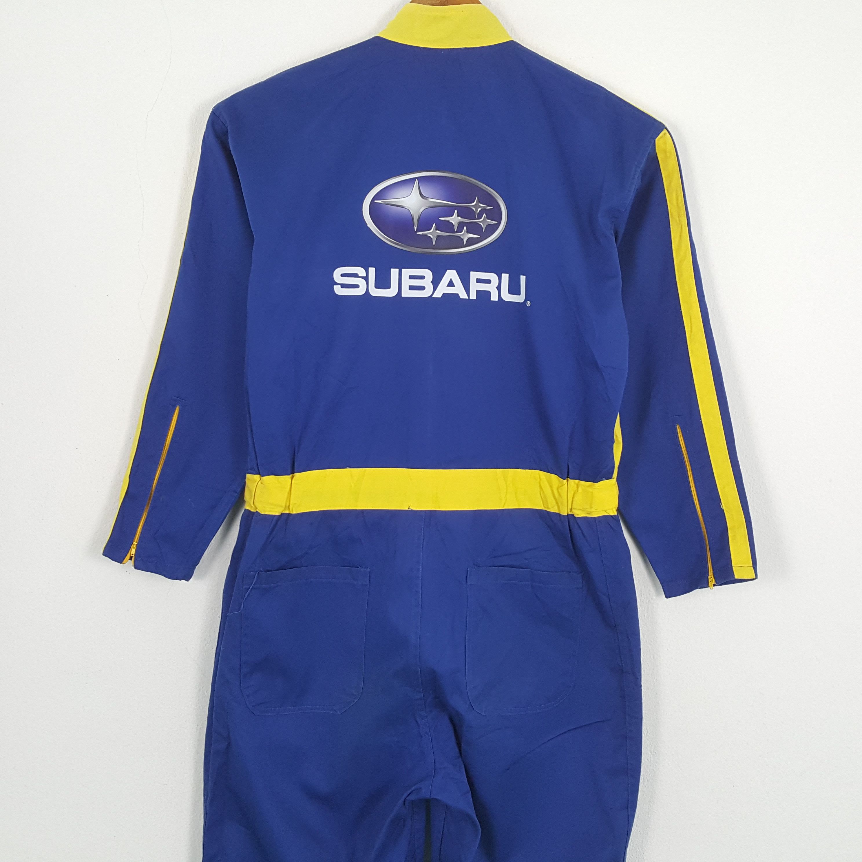 Japanese Brand × Vintage Vintage SUBARU Motorsports Racing Custom Coverall Jacket Size US M / EU 48-50 / 2 - 2 Thumbnail