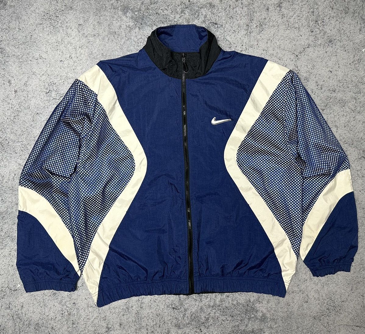 Nike Vintage 90s Nike Reversible Big Swoosh Logo Jacket Size US XL / EU 56 / 4 - 1 Thumbnail