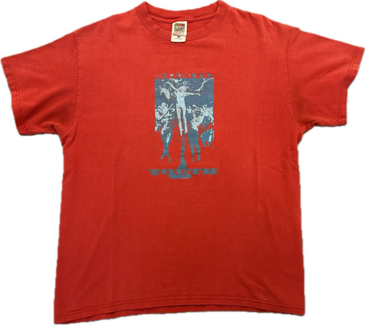 image of Vintage Sonic Youth in Red, Men's (Size XL)