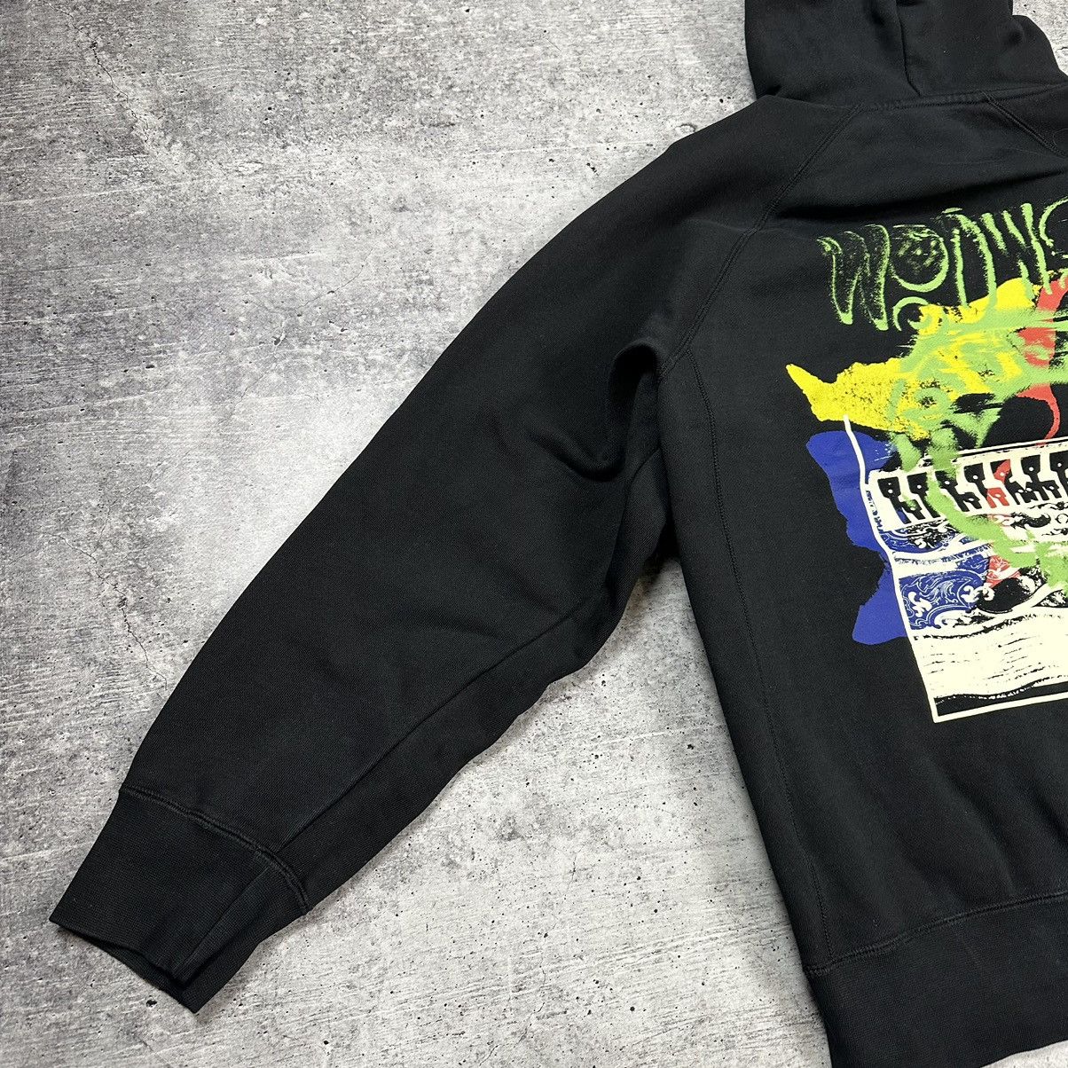 Other Wood Wood Jules Sweatshirt Hoodie Black Big Logo Size US L / EU 52-54 / 3 - 15 Thumbnail