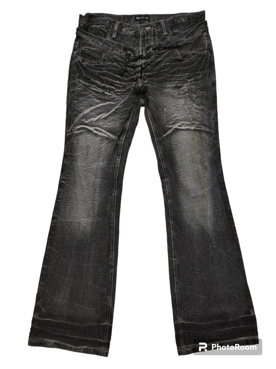 image of Hysteric Glamour x Seditionaries Best Offervintage Lowbox Jeans Bondage Flare Boocut (Size 33)