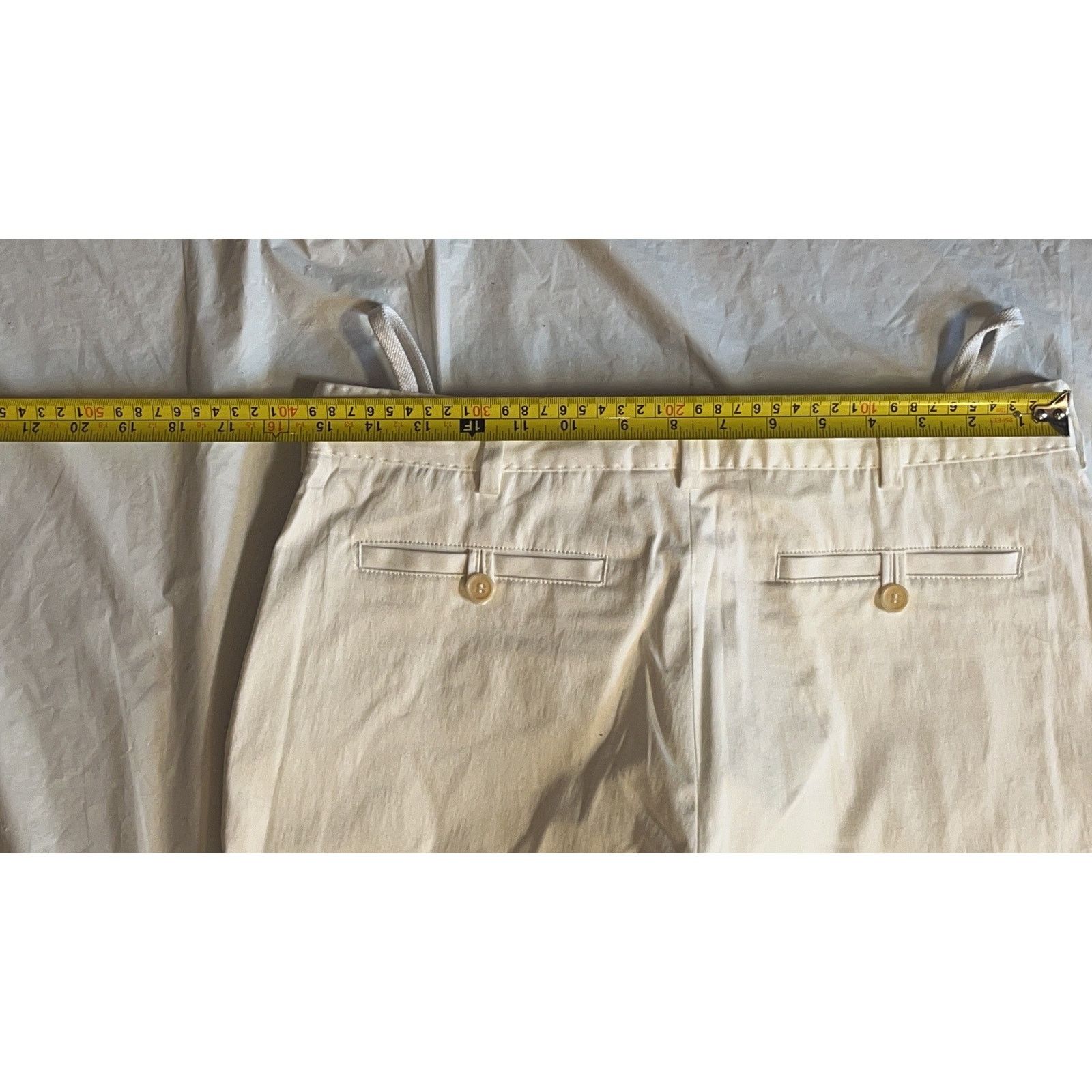 Helmut Lang Vtg Helmut Lang Archive Made in Italy White Pants SZ: 44 Size 30" / US 8 / IT 44 - 9 Thumbnail