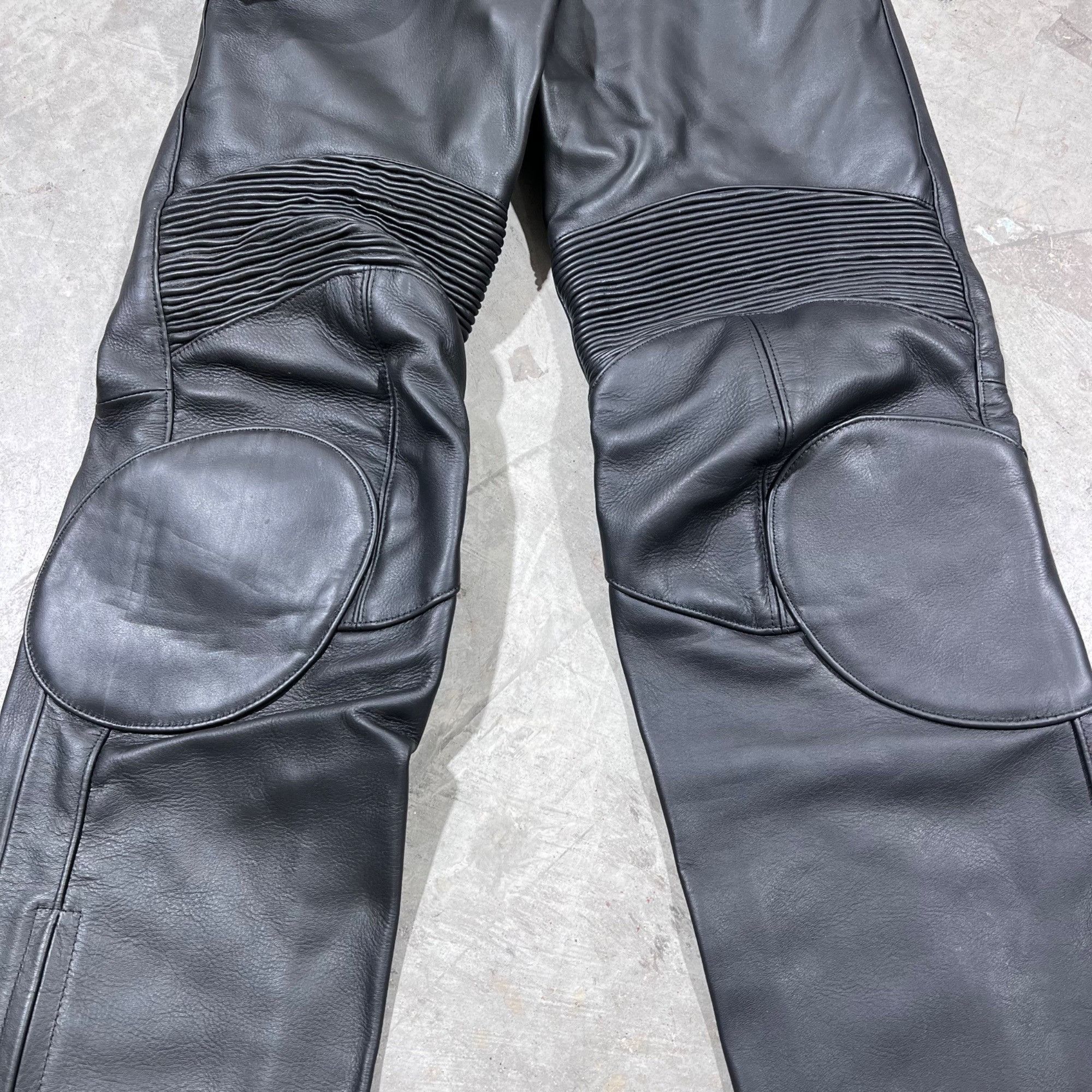 $895 NWT HARLEY DAVIDSON WOMEN'S LEATHER MOTO TROUSER PANT 4