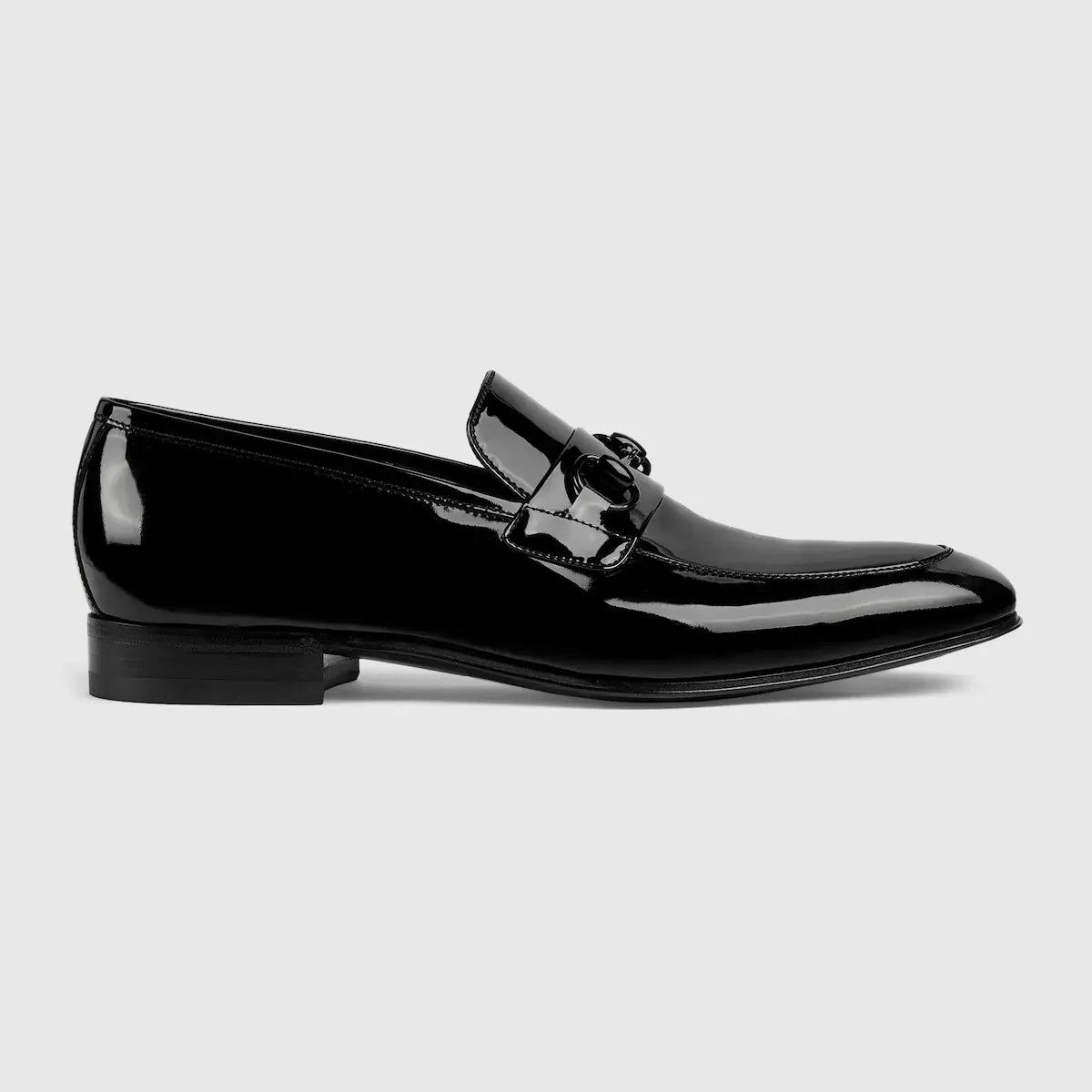 Gucci Gucci Ed Black Patent Leather Horsebit Loafer G 13 US 14 Size US 14 / EU 47 - 1 Thumbnail