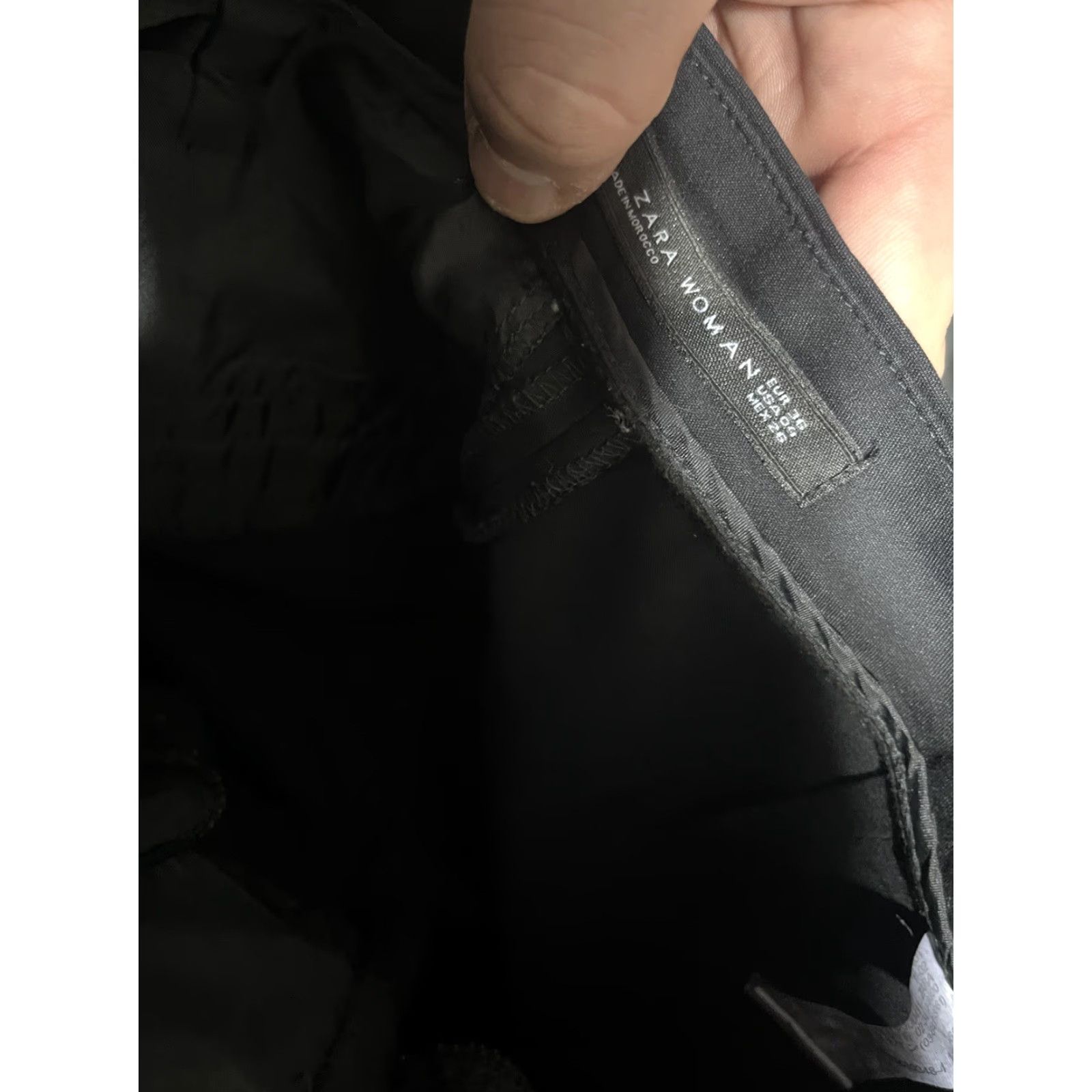 Zara Zara Basic Women’s Pants 4 Black Slim Leg Pants Women 4 Black Slim Leg Chino Size 27" / US 4 / IT 40 - 3 Thumbnail