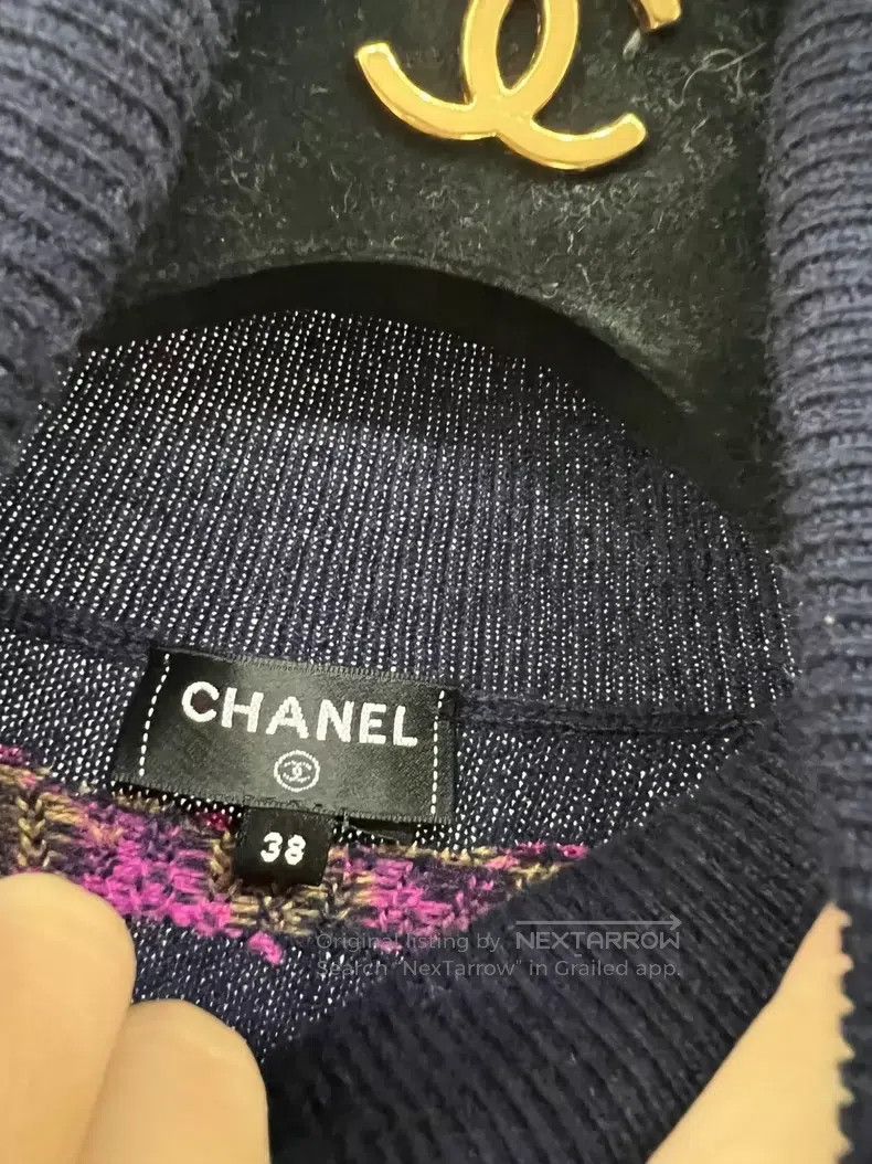 Chanel Chanel Ski series short-sleeved cashmere knitting Size XS / US 0-2 / IT 36-38 - 2 Thumbnail
