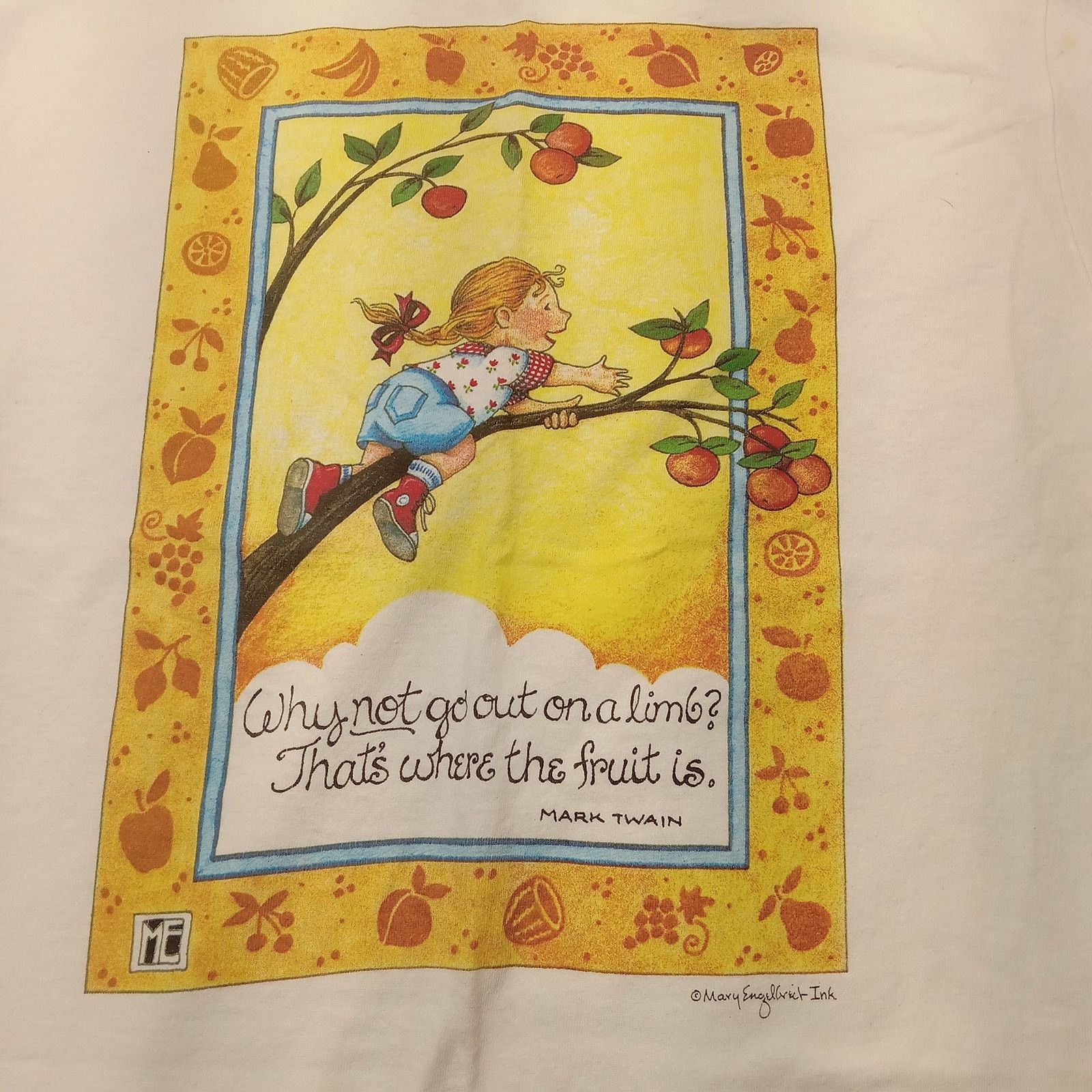 Hanes Vintage 1990s Mary Engelbreit Hanes Me Top L Women's T-Shirt Size L / US 10 / IT 46 - 5 Thumbnail