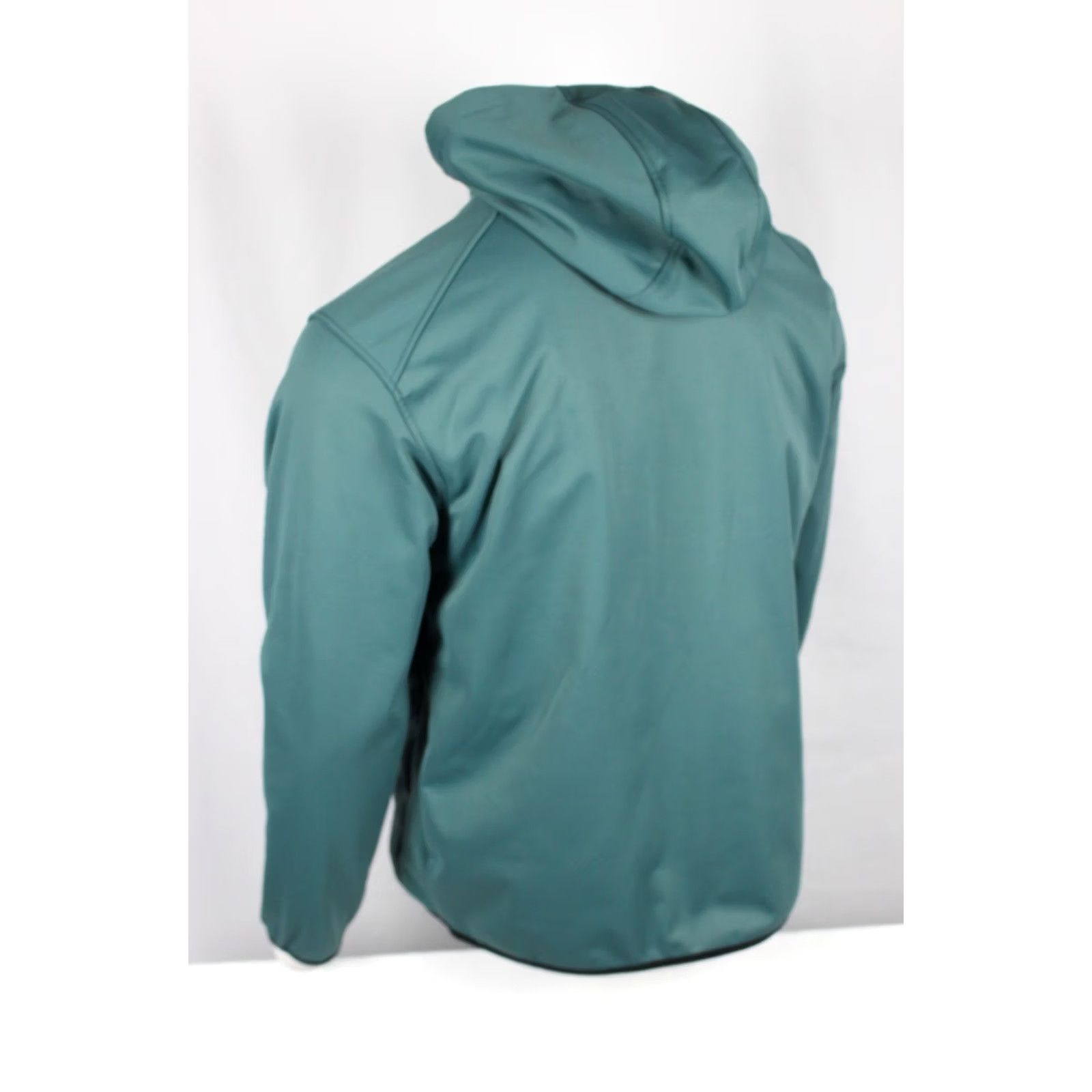 New Balance New Balance Men's Full Zip Softshell Hybrid Jacket Hooded M Medium Dark Teal Size US M / EU 48-50 / 2 - 2 Thumbnail