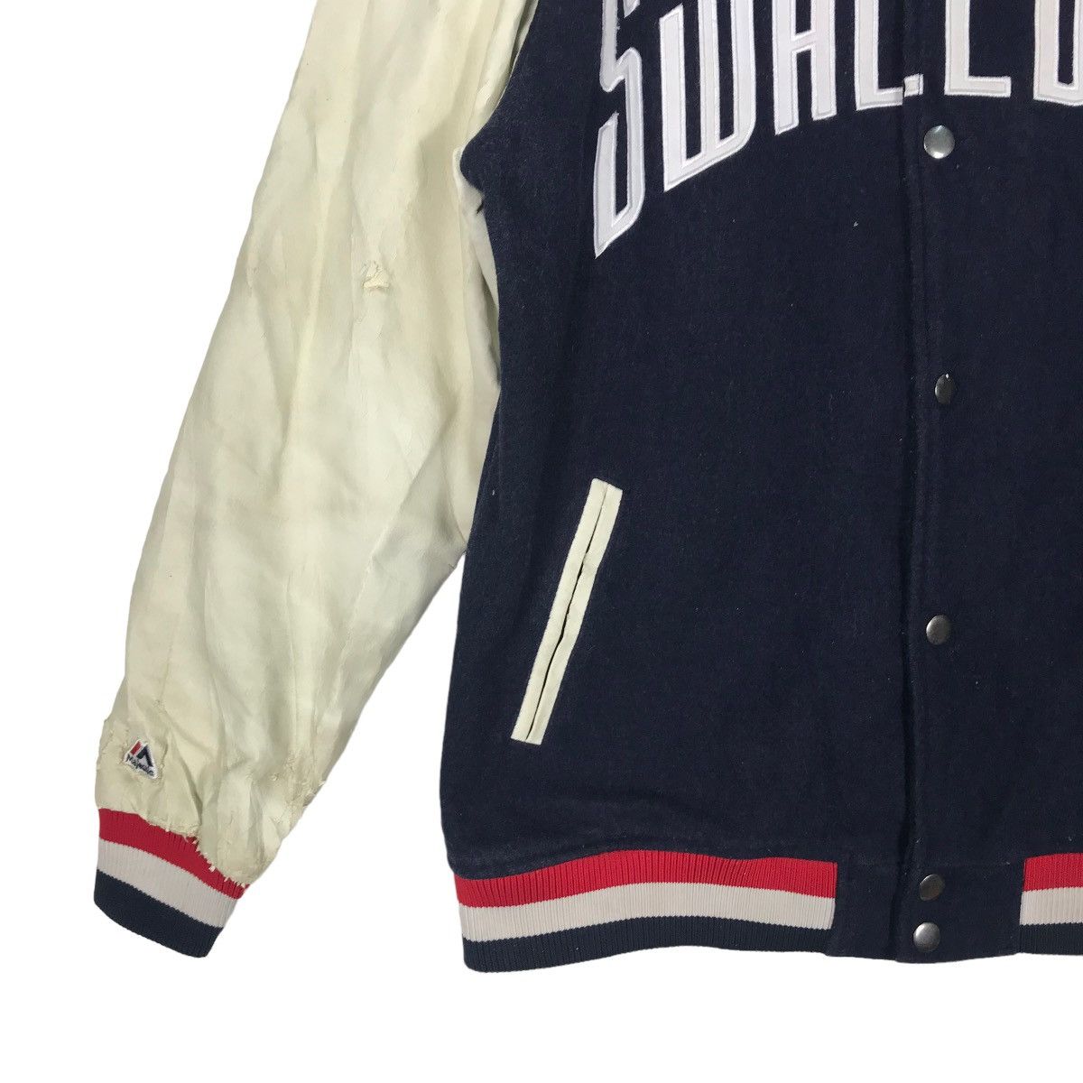 Majestic 🔥 VINTAGE SWALLOWS MAJESTIC VARSITY STADIUM JACKET Size US M / EU 48-50 / 2 - 2 Thumbnail