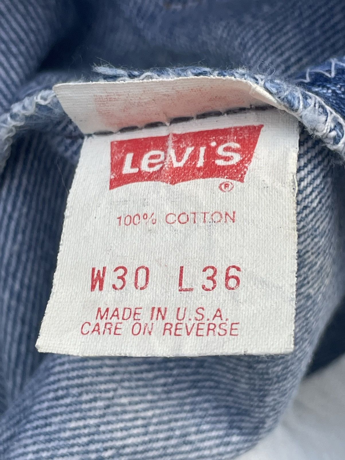 Levi's Vintage 1990 Levis 501 e Usa Size US 30 / EU 46 - 15 Thumbnail