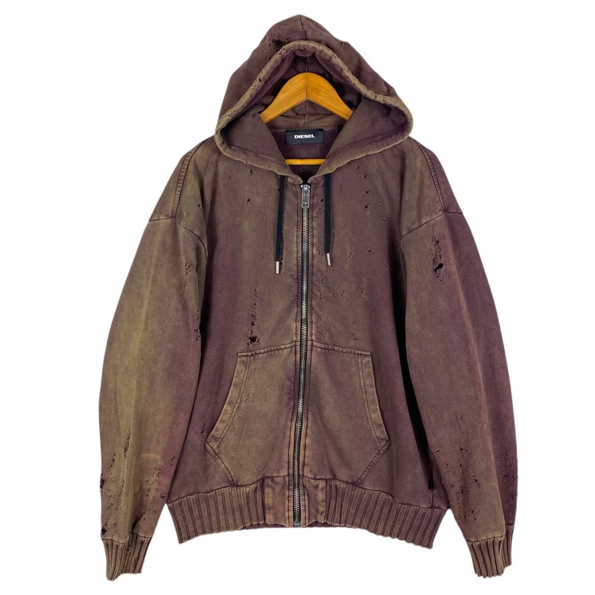 Diesel DIESEL DESTROY THRASHED HOODIE FULLSET JOGGER Size US L / EU 52-54 / 3 - 3 Thumbnail