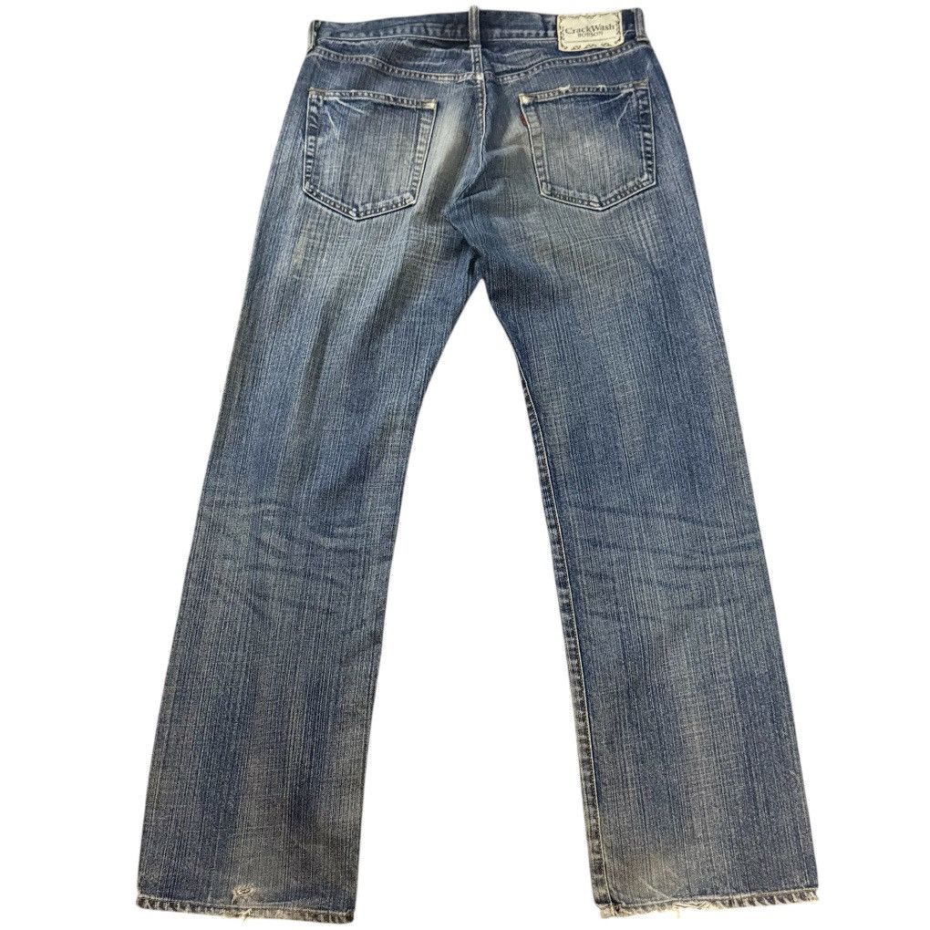 Japanese Brand Vintage Bobson Crackwash Distressed Faded Aging Denim Size US 31 - 2 Thumbnail