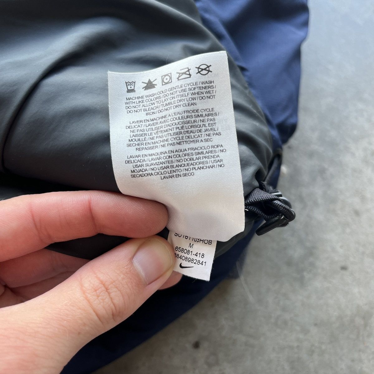 Nike Nike Storm Fit Coat Navy Blue Size US M / EU 48-50 / 2 - 5 Thumbnail