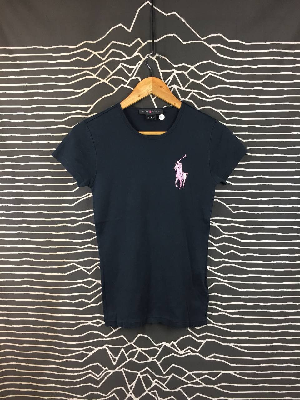 Ralph Lauren Vtg Ralph Lauren Pink Pony Big Logo Made In Usa Tee Size M / US 6-8 / IT 42-44 - 4 Thumbnail