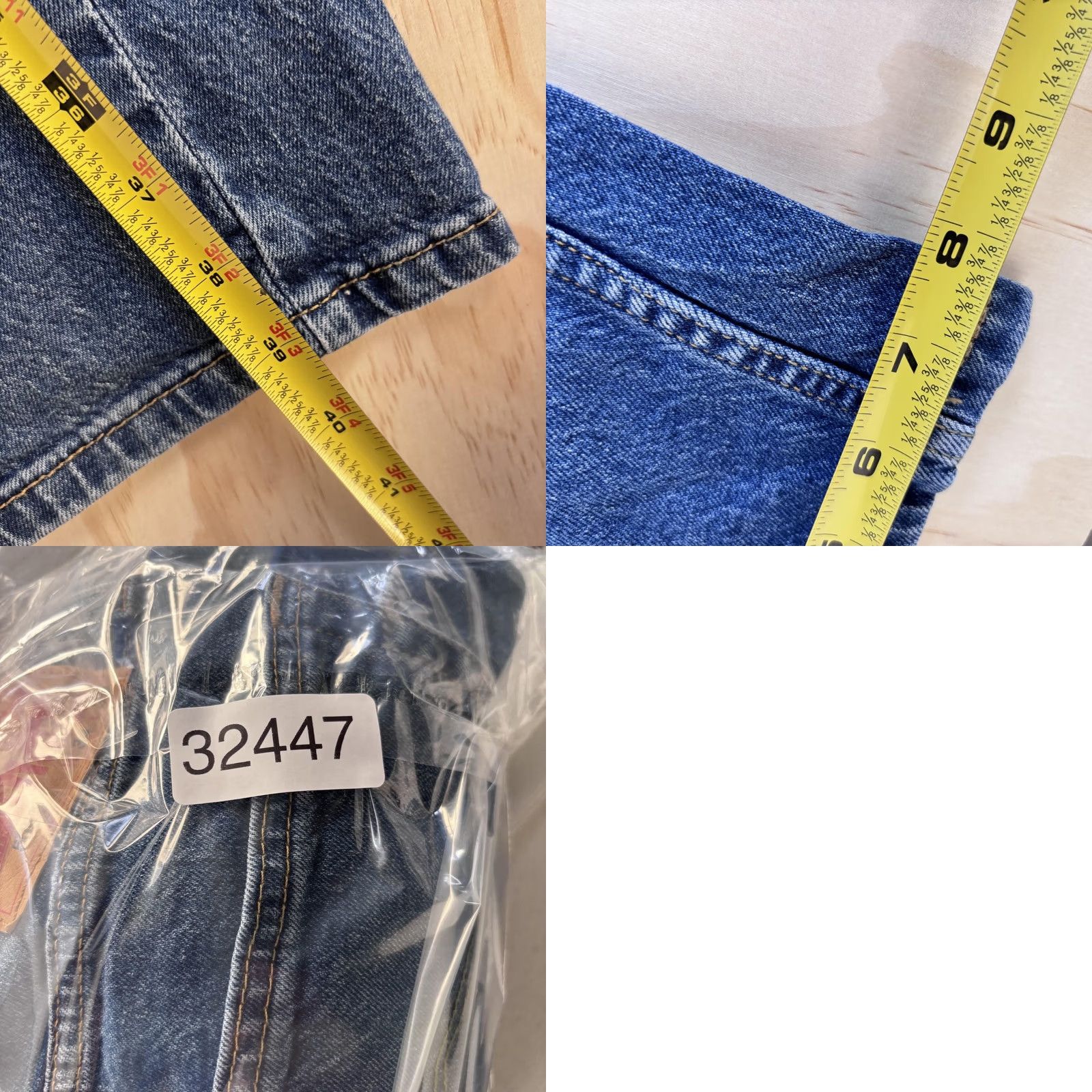 Levi's Levi's 505 Jeans Mens 34x30 Medium Wash Blue Denim Regular Straight Casual Size US 34 / EU 50 - 8 Thumbnail