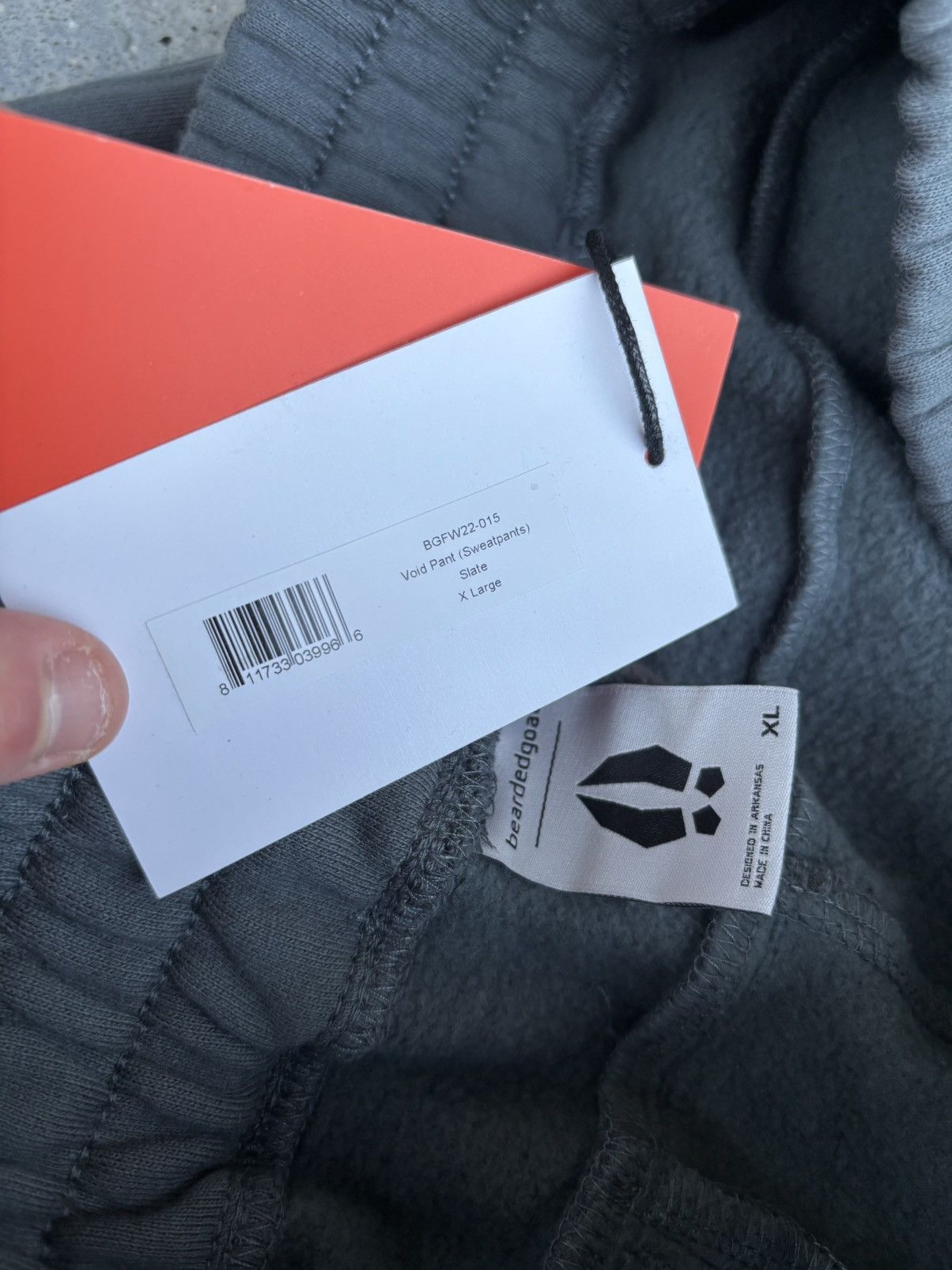 Other Bearded Goat "Void Pant" Sweatpants - Slate Grey - XL - NWT Size US 38 / EU 54 - 9 Thumbnail