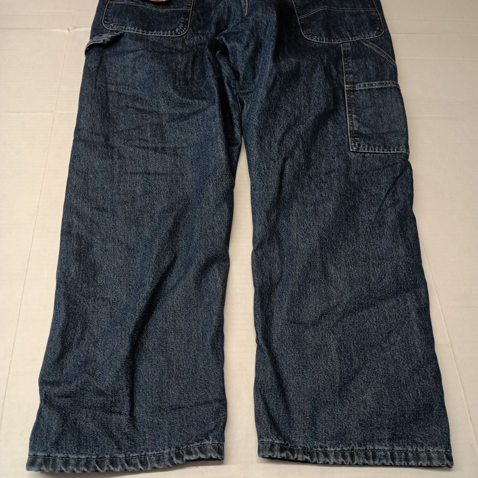 Wrangler Wrangler 42x30 Men's Relaxed Fleece Lined Carpenter Jeans Size US 42 / EU 58 - 6 Thumbnail