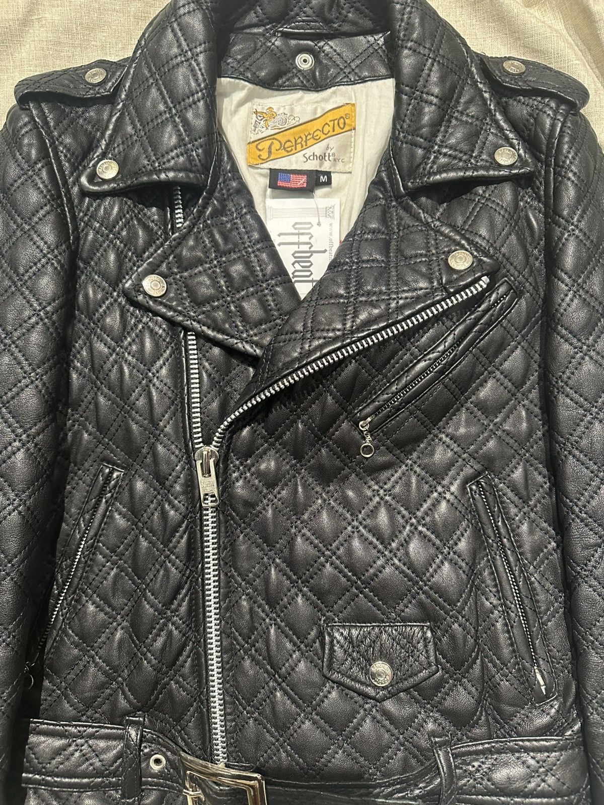 Schott × Vintage Schott x Swildens Ltd edition black perfecto biker chiodo M Size M / US 6-8 / IT 42-44 - 4 Thumbnail