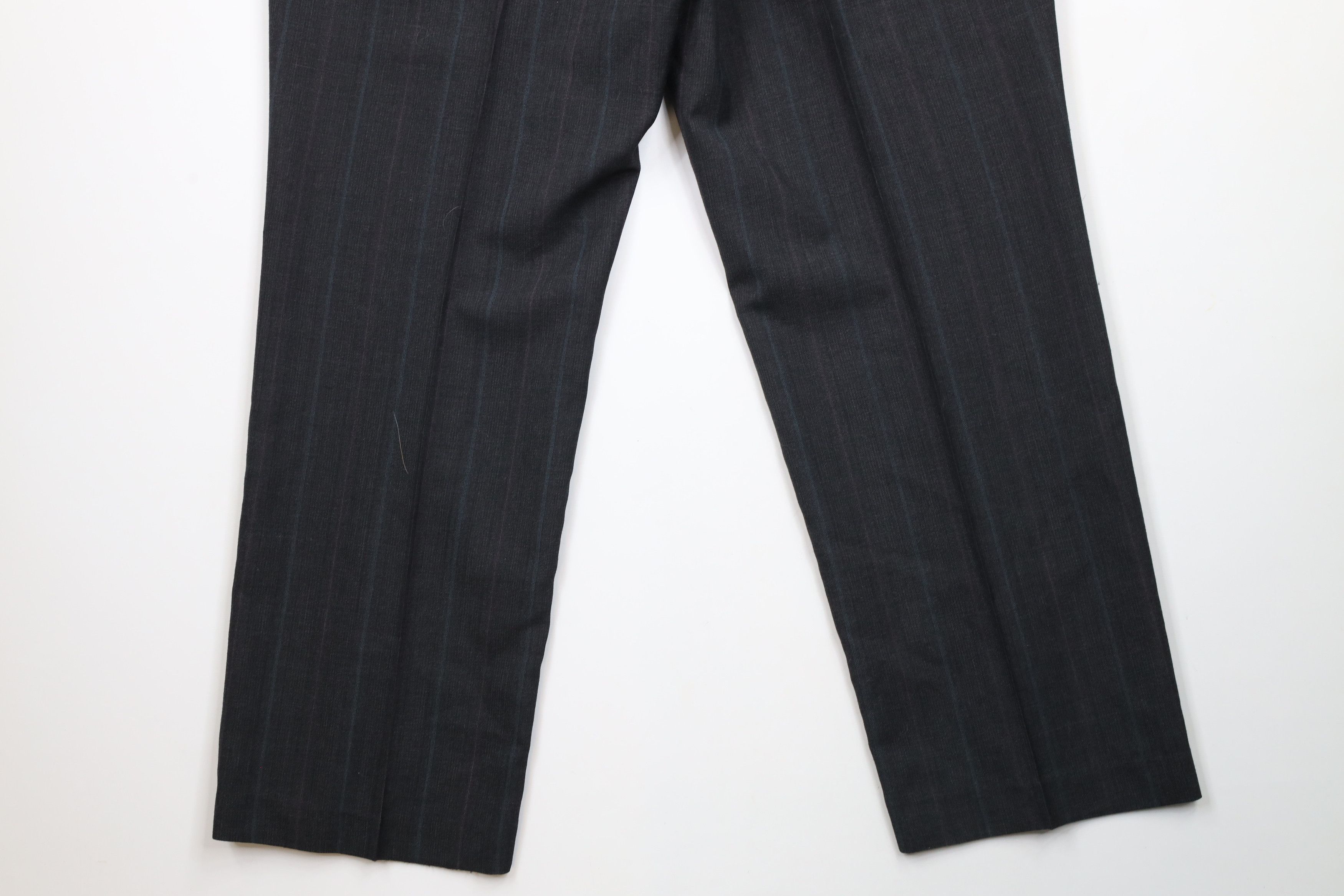 Vintage Vintage 90s Streetwear Striped Wide Leg Chino Pants USA Size US 38 / EU 54 - 11 Thumbnail