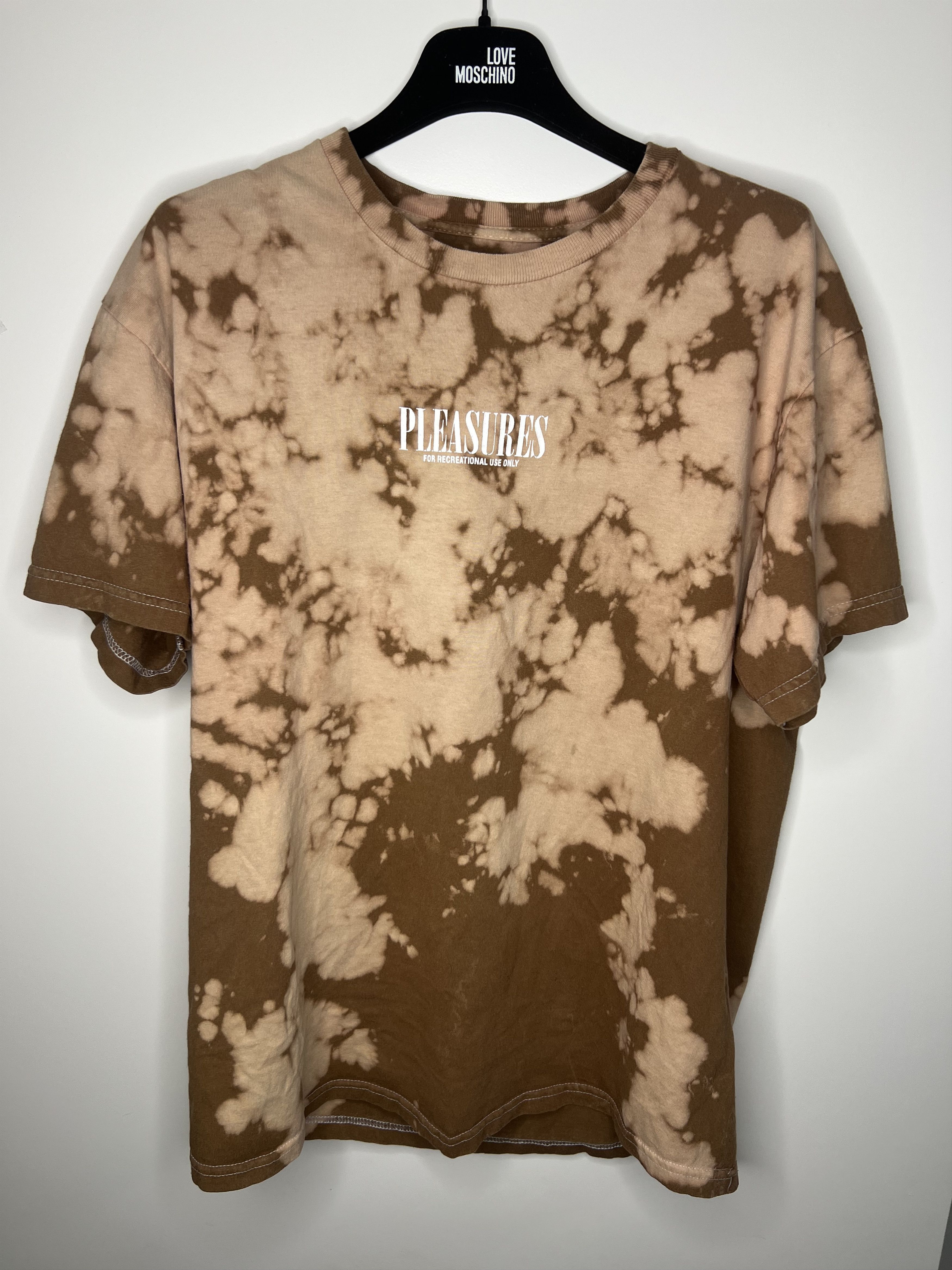 Pleasures Petri dish Crystal Cities Back Brown Pink Marble Tie Dye Tee Size US M / EU 48-50 / 2 - 1 Thumbnail