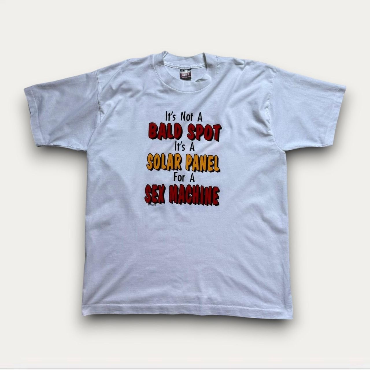 Vintage Vintage Bald Spot Funny Graphic T-Shirt Size US XL / EU 56 / 4 - 1 Thumbnail
