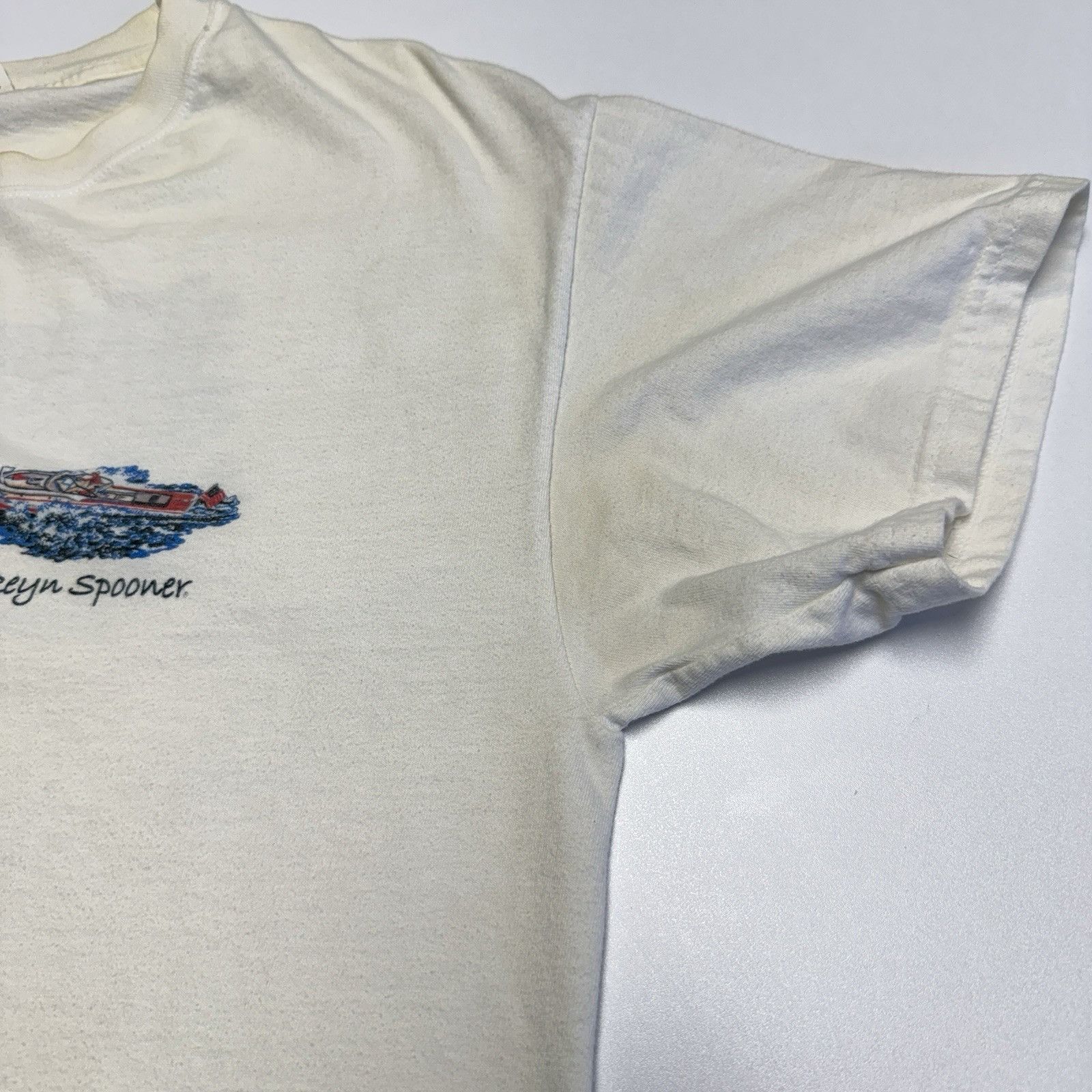 Reyn Spooner Vintage Reyn Spooner T Shirt Mens XL White Short Sleeve Beac Size US XL / EU 56 / 4 - 5 Thumbnail