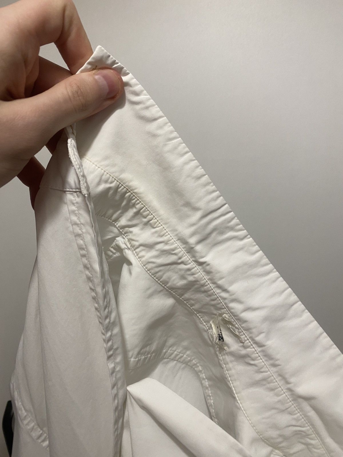 Hermes Luxury hermes long white dress with collar Size L / US 10 / IT 46 - 17 Thumbnail