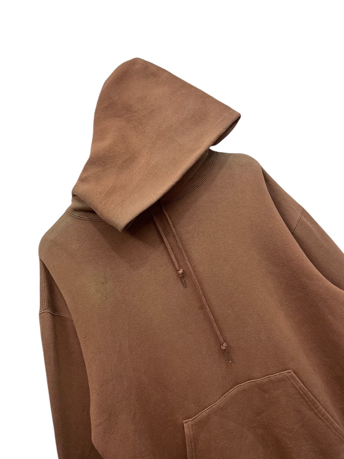 Russell Athletic 🐉RUSSELL Sun Faded Brown YINGYANG DRAGON Embroidered Hoodie Size US L / EU 52-54 / 3 - 8 Thumbnail